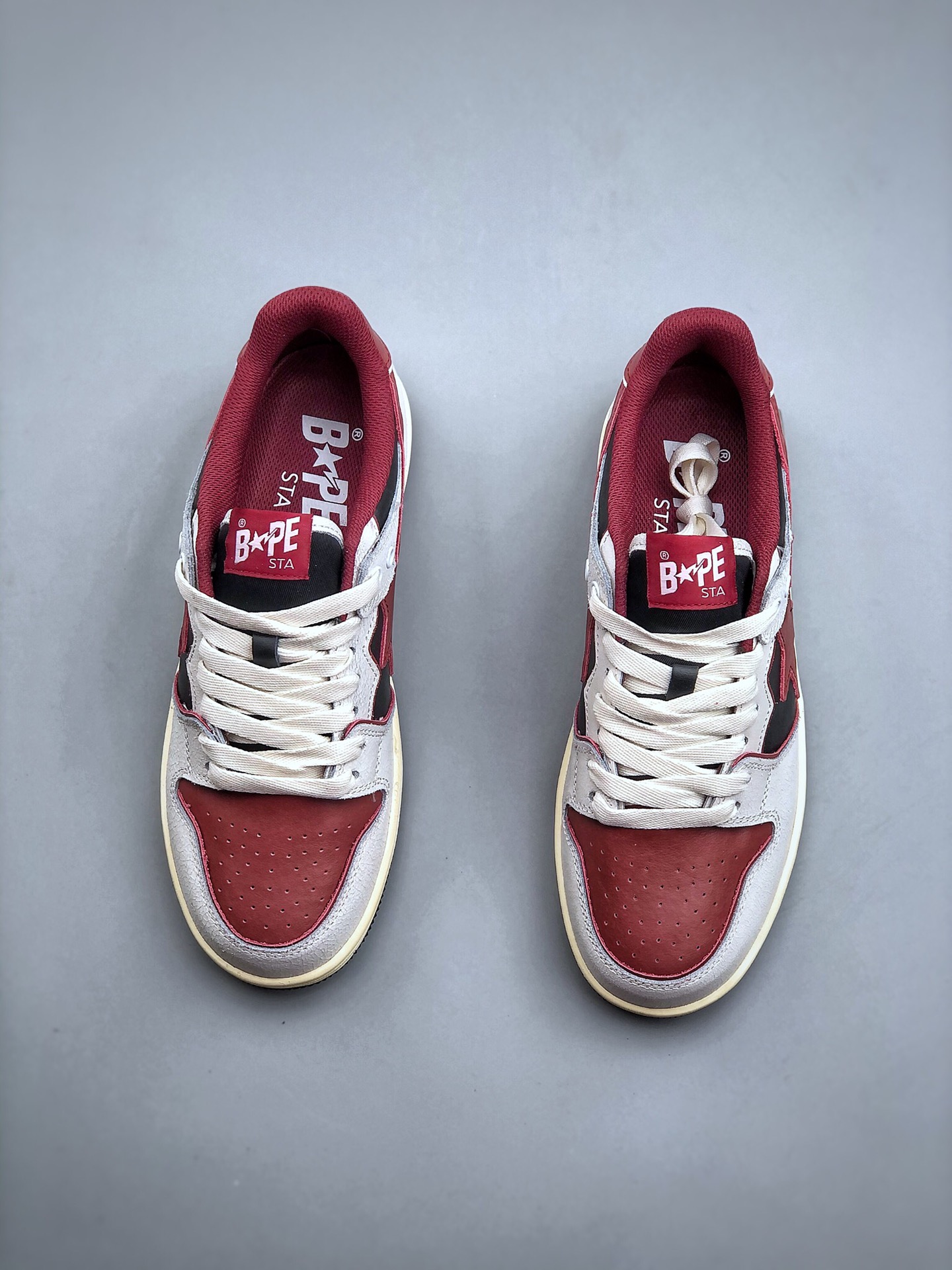 A Bathing Ape BAPE Sk8 Sta #4 'Red' 1I20-191-021