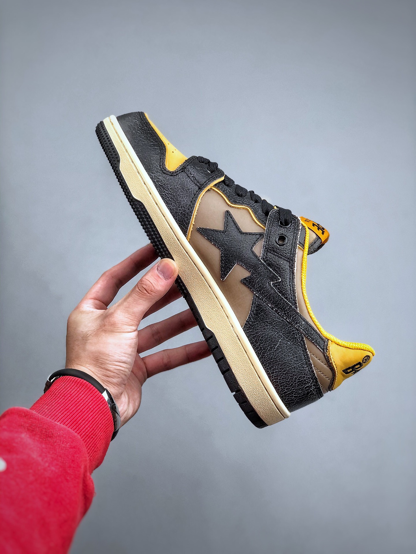 A BATHING APE Bape Sk8 Sta 'Yellow Black' 1I20-291-021