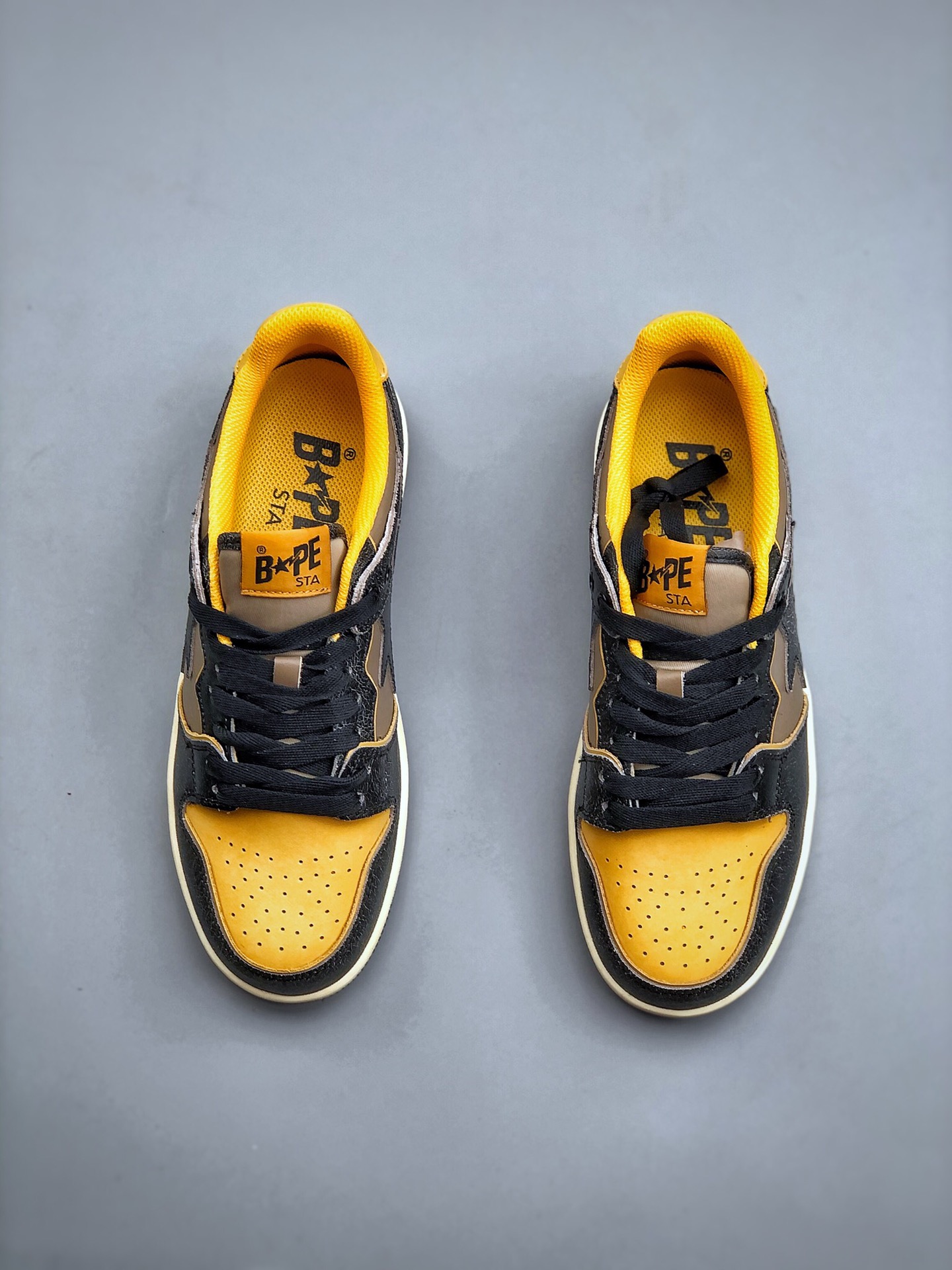 A BATHING APE Bape Sk8 Sta 'Yellow Black' 1I20-291-021