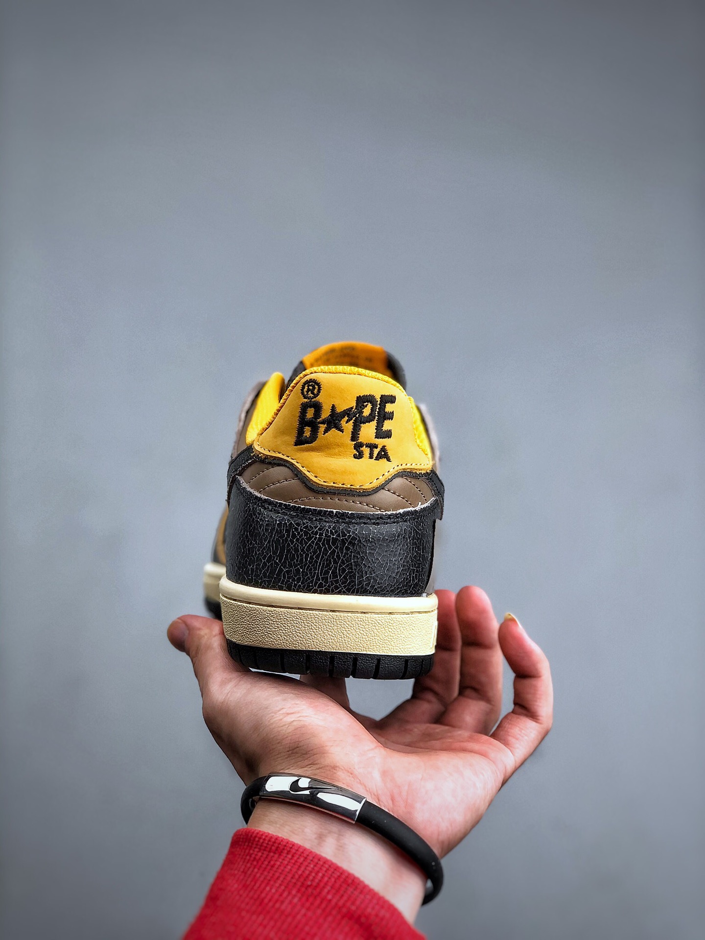 A BATHING APE Bape Sk8 Sta 'Yellow Black' 1I20-291-021