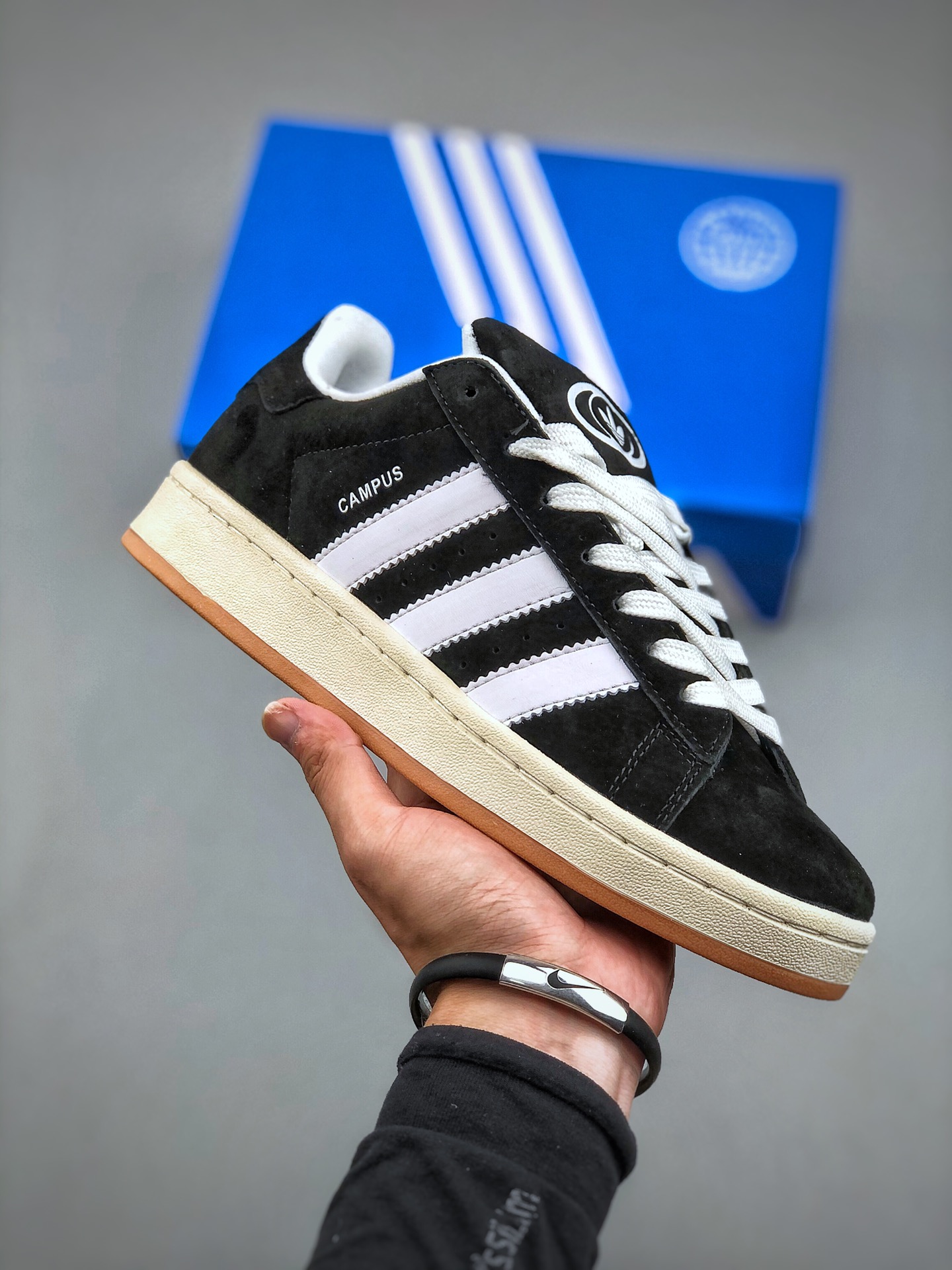 adidas Campus 00s 'Black White Gum' HQ8708