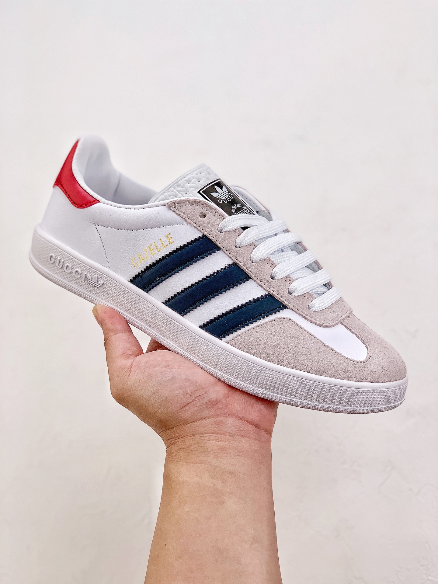 didas Originals x Gucci Gazelle 'White' 707847-UTT10-9060