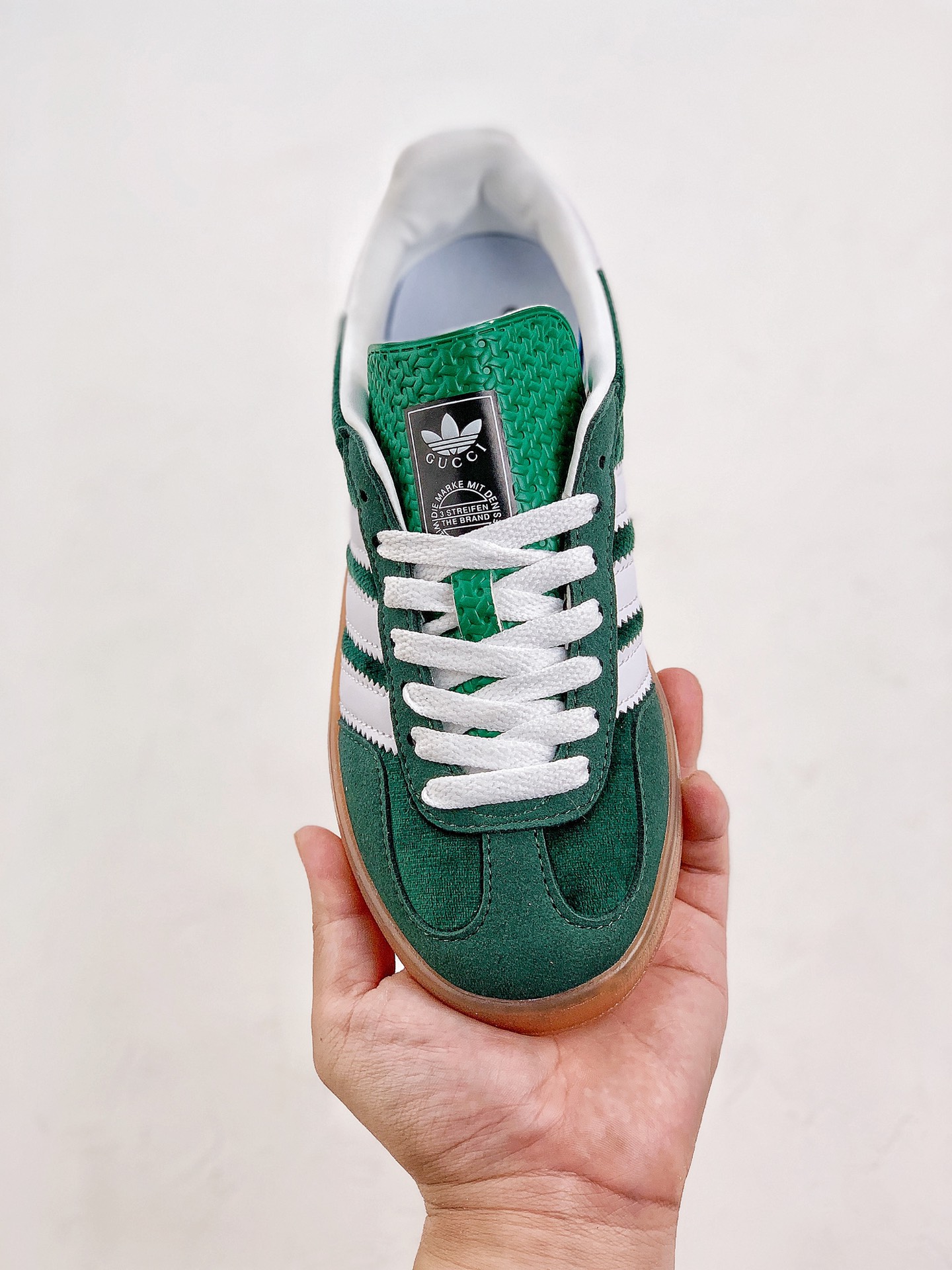 Adidas Gazelle x Gucci 'Green Suede' 707848-9STU0-3170