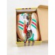 adidas originals x GUCCI Gazelle 'White Green Red' 726487-AAA43-9547