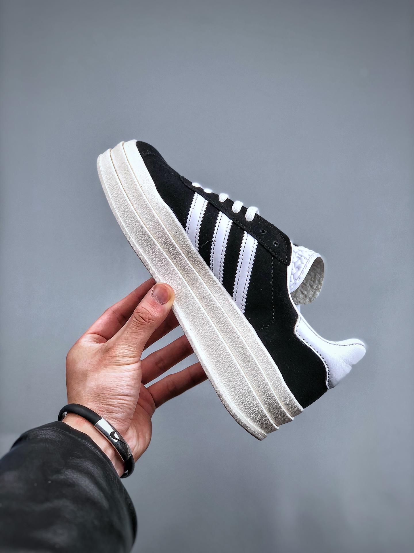 adidas Gazelle Bold 'Black White' HQ6912