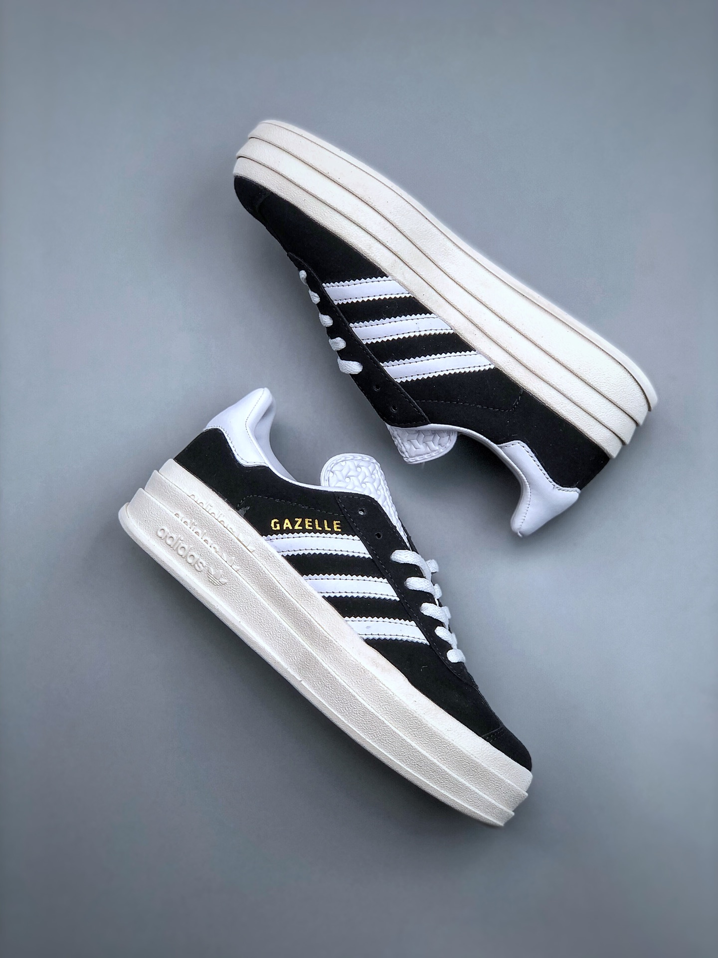 adidas Gazelle Bold 'Black White' HQ6912