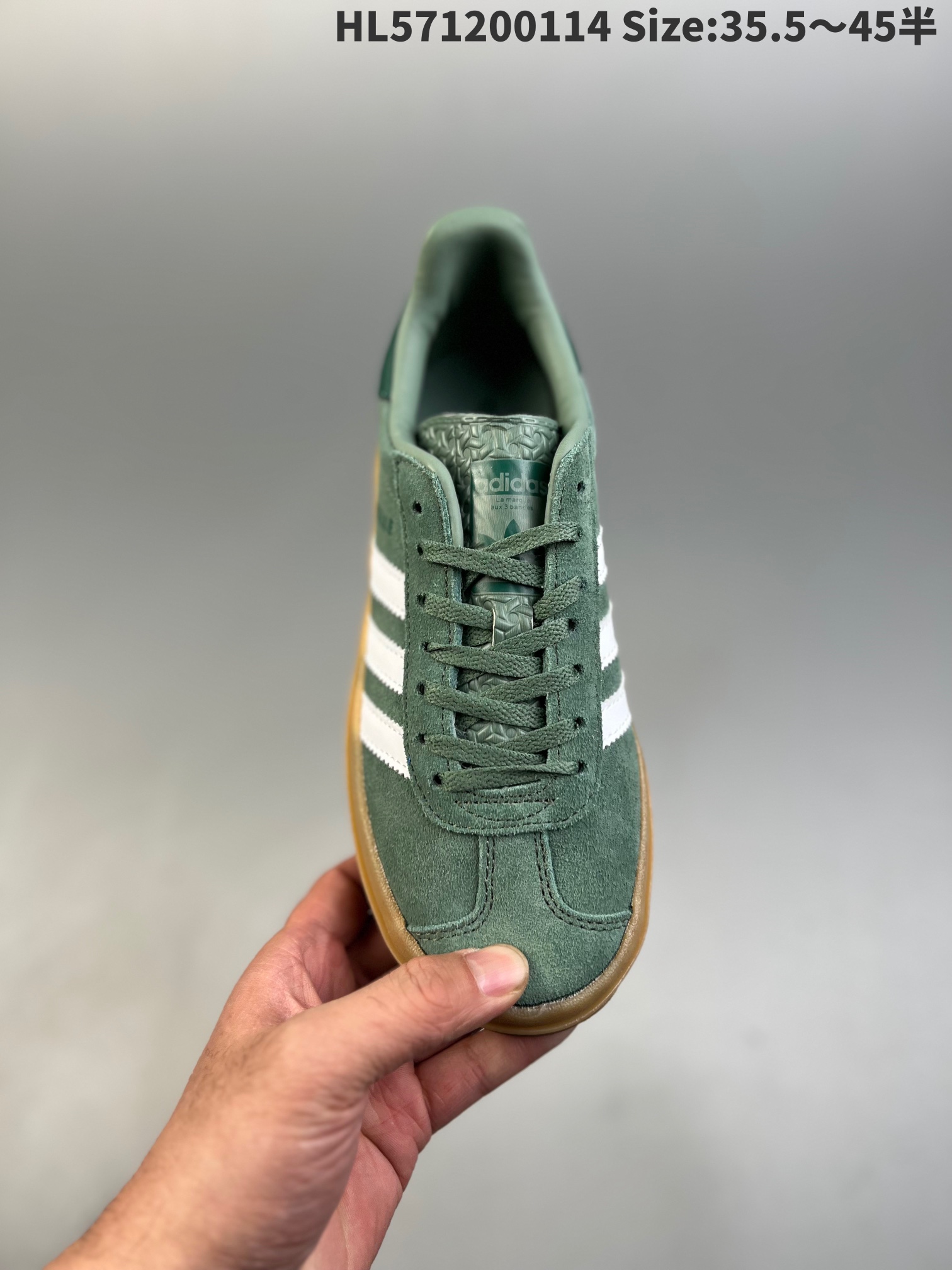 adidas Gazelle Bold 'Silver Green Gum' ID6998