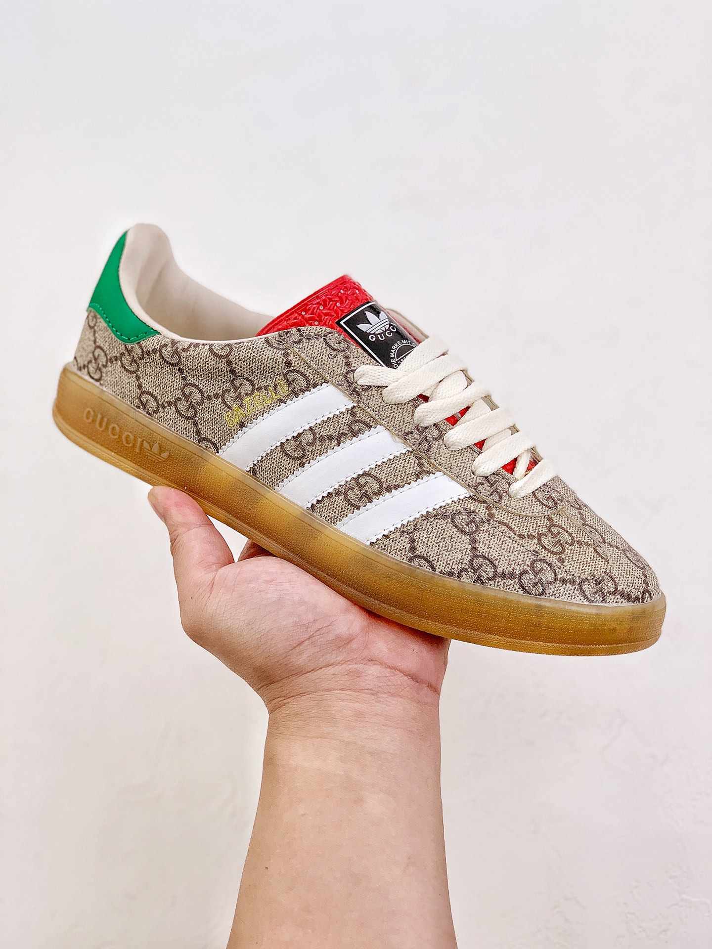 adidas Gazelle x Gucci 'Beige GG Monogram' IE2262