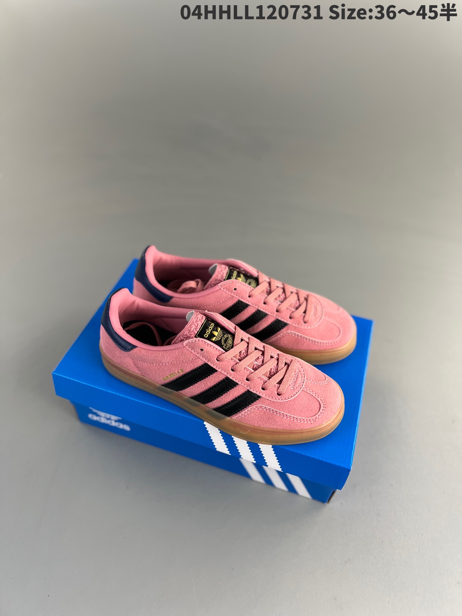 Adidas Gazelle Indoor Shoes 'Bliss Pink Core Black' IE7002