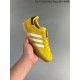 Adidas Originals Gazelle Indoor Shoes 'Bright Yellow Burgundy' IE7003