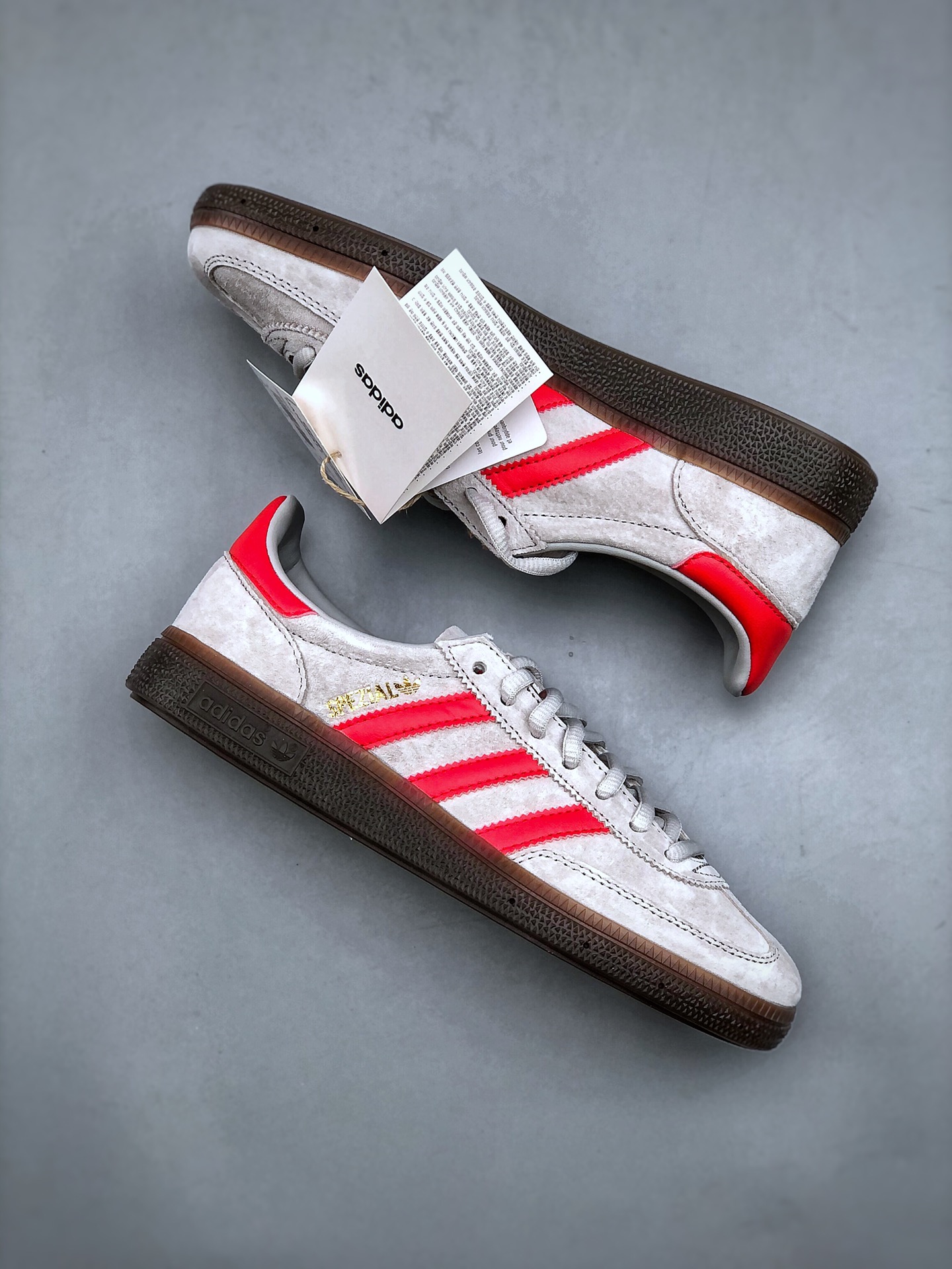 Adidas Handball Spezial 'Grey Hi-Res Red' EF5747