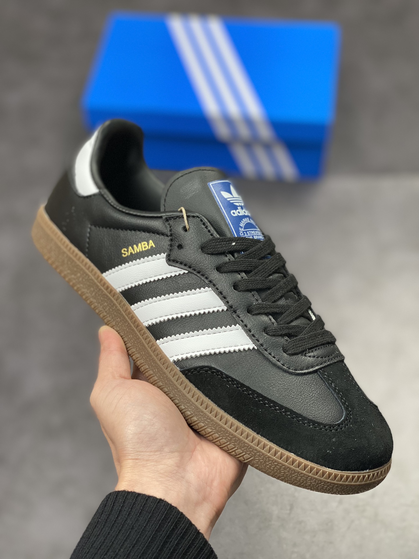 adidas Samba OG 'Black Gum' B75807