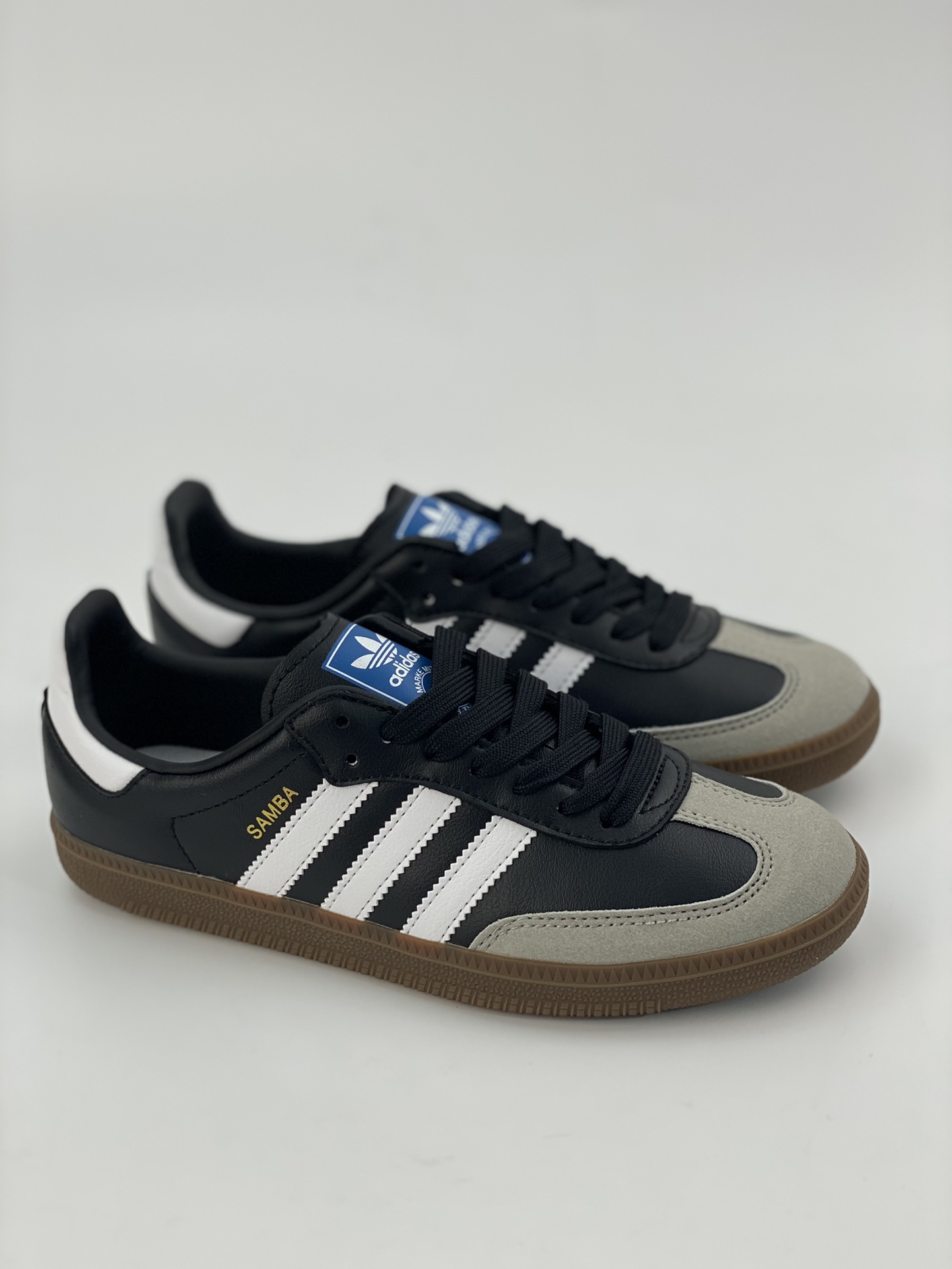 Adidas Samba Vegan Shoes 'Black White Brown' H01878