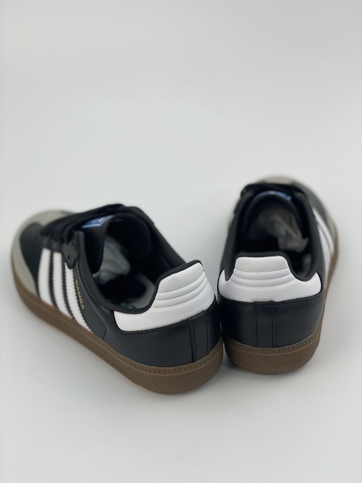 Adidas Samba Vegan Shoes 'Black White Brown' H01878