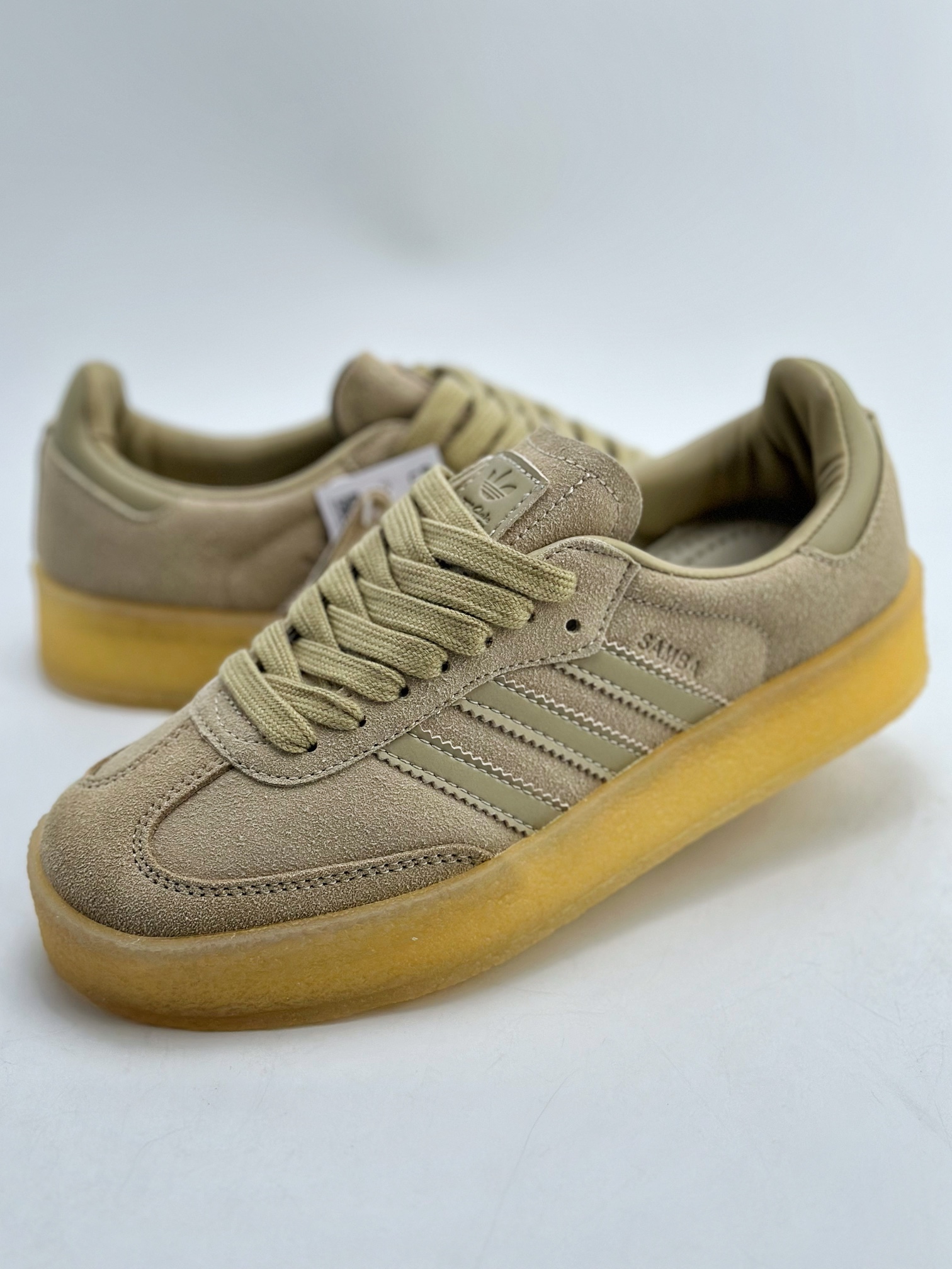 Adidas Origianls Ronnie Fieg x Clarks x Samba 'Wheat' ID7298