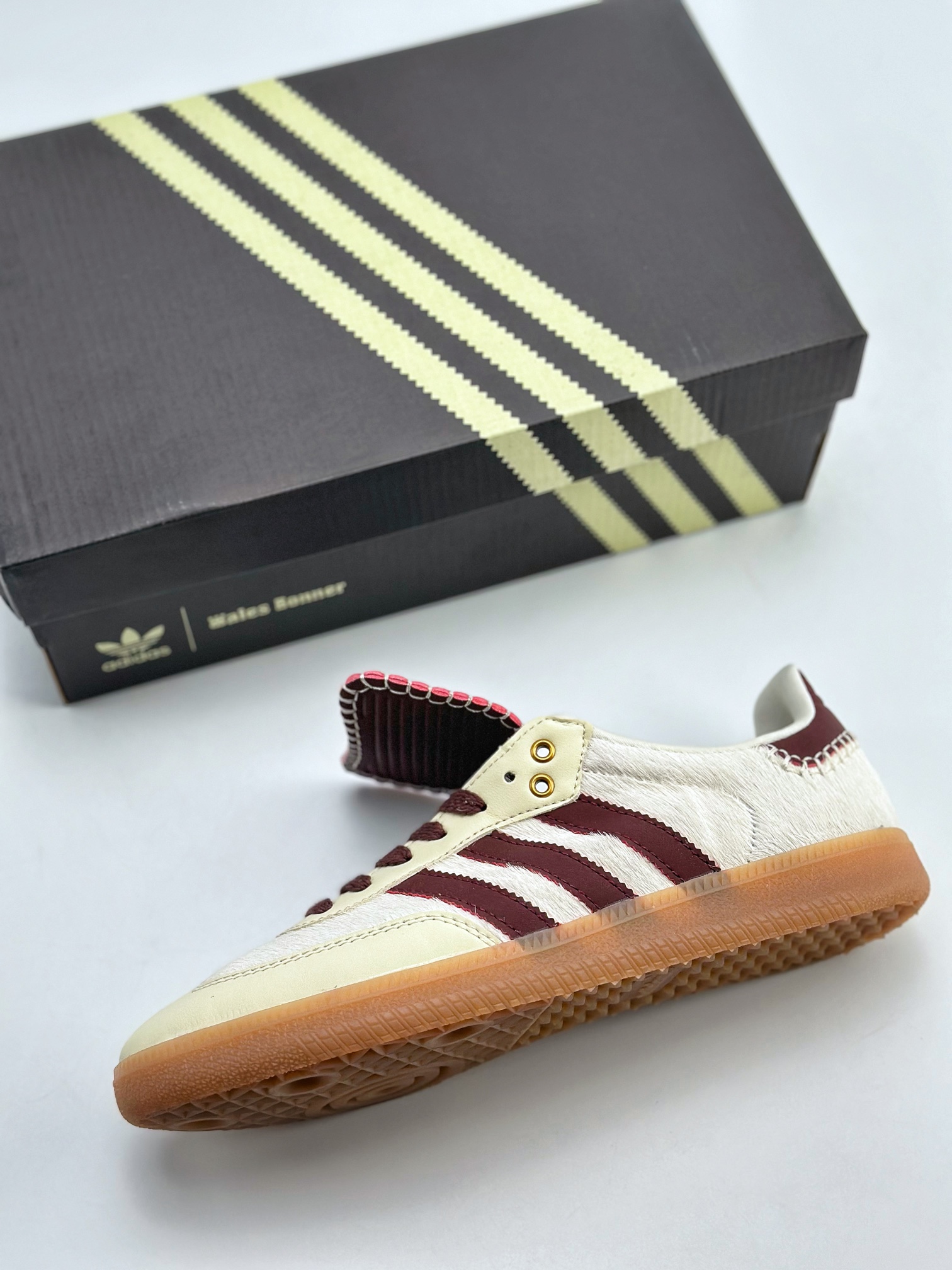 adidas originals x Wales Bonner Samba Pony 'Cream White' IE0586