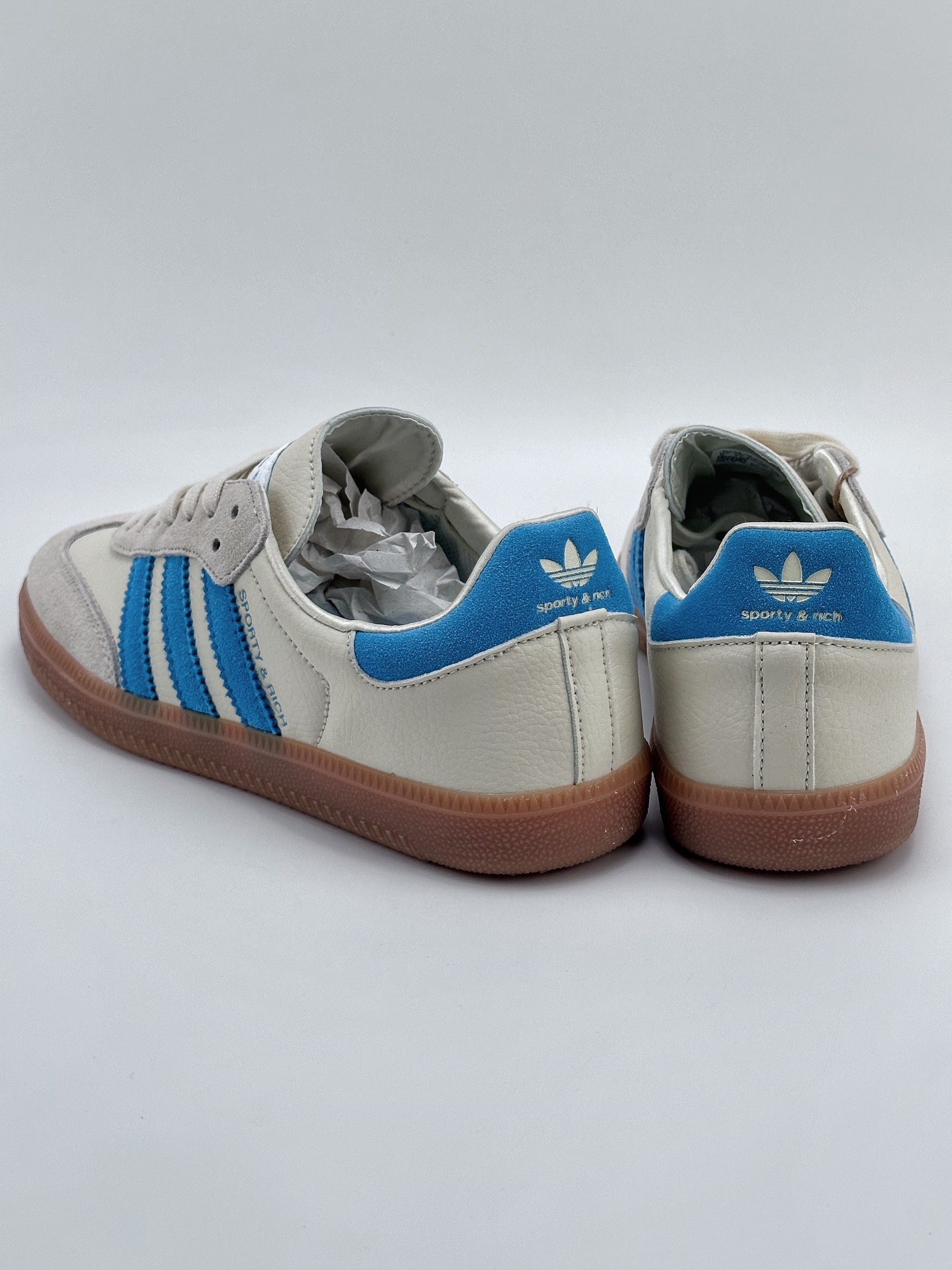 adidas Samba OG 'Sporty & Rich Beige Blue' IE7096