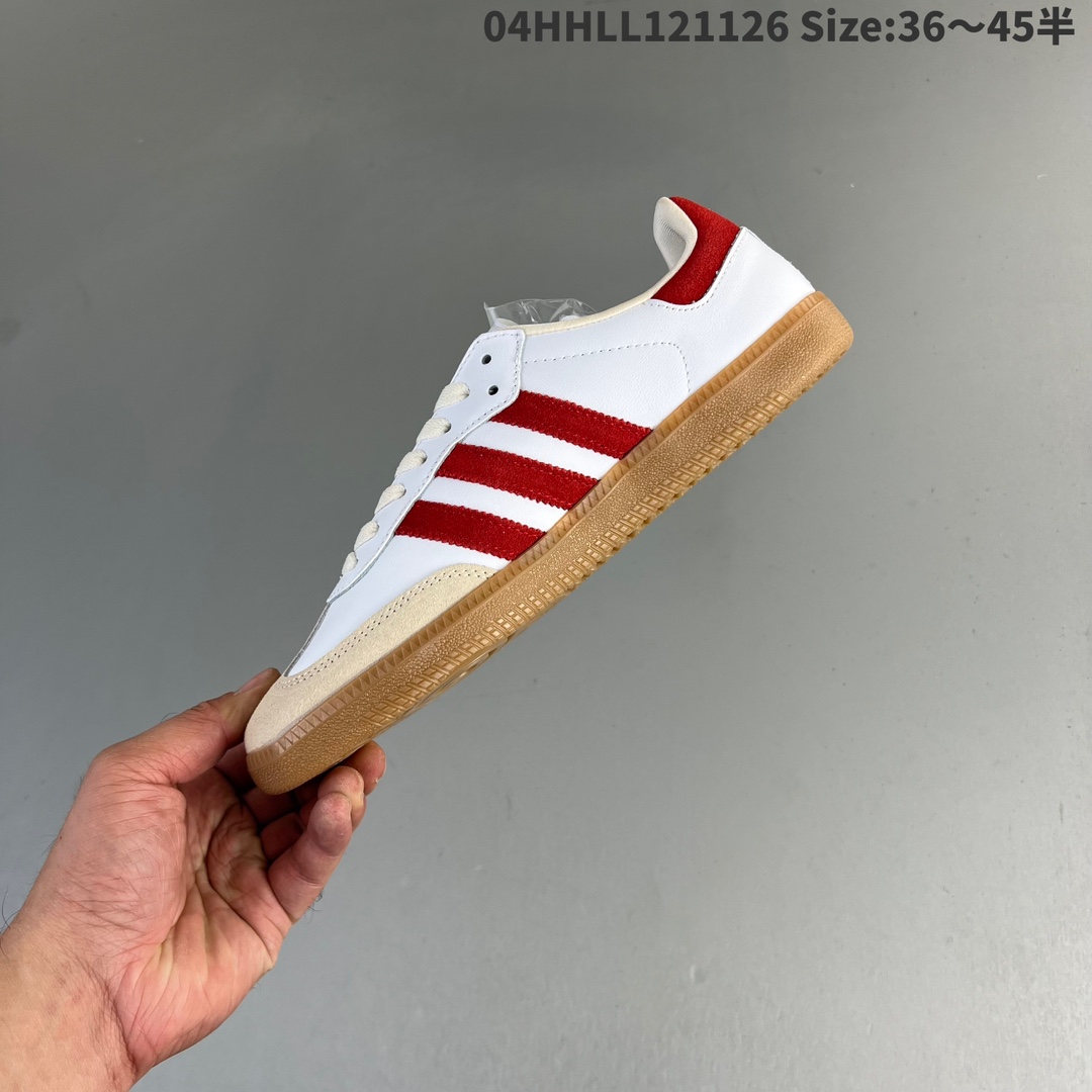 adidas originals x SPORTY & RICH Samba OG 'White Collegiate Burgundy' IF5660