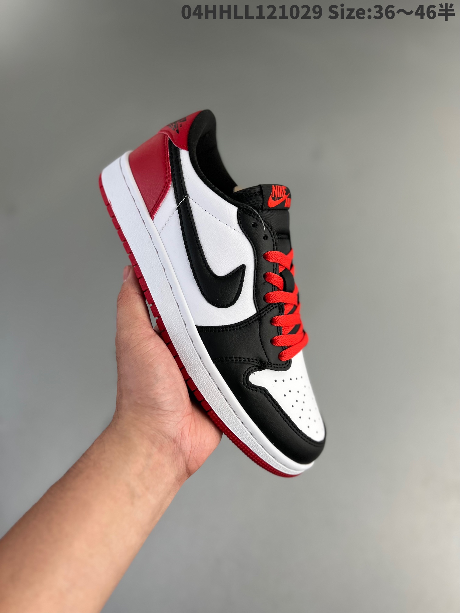 Air Jordan 1 Retro Low OG 'Black Toe 2023' CZ0790-106