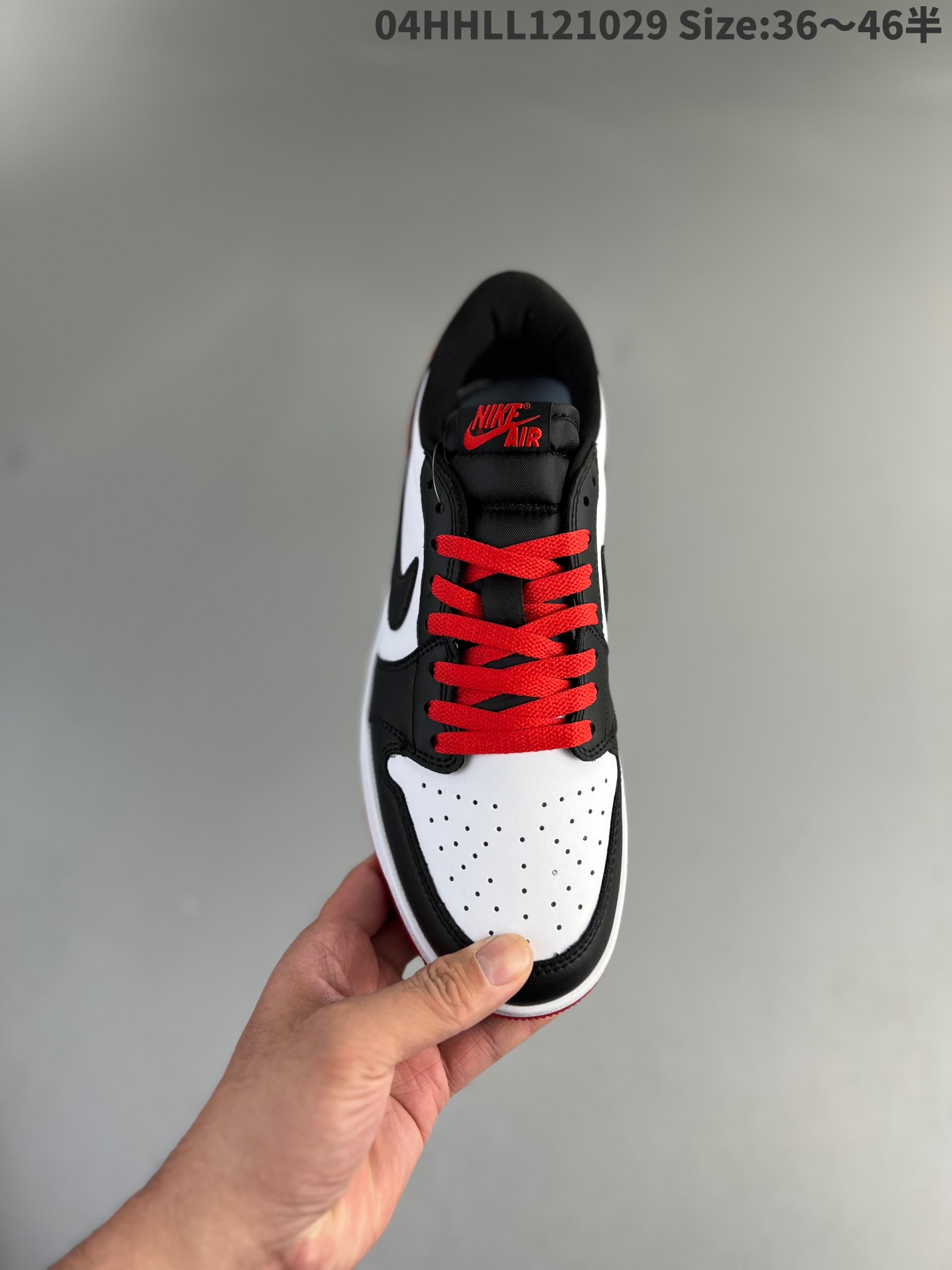 Air Jordan 1 Retro Low OG 'Black Toe 2023' CZ0790-106