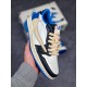 Fragment Design x Travis Scott x Air Jordan 1 Retro Low 'Sail Black Military Blue' DM7866-140