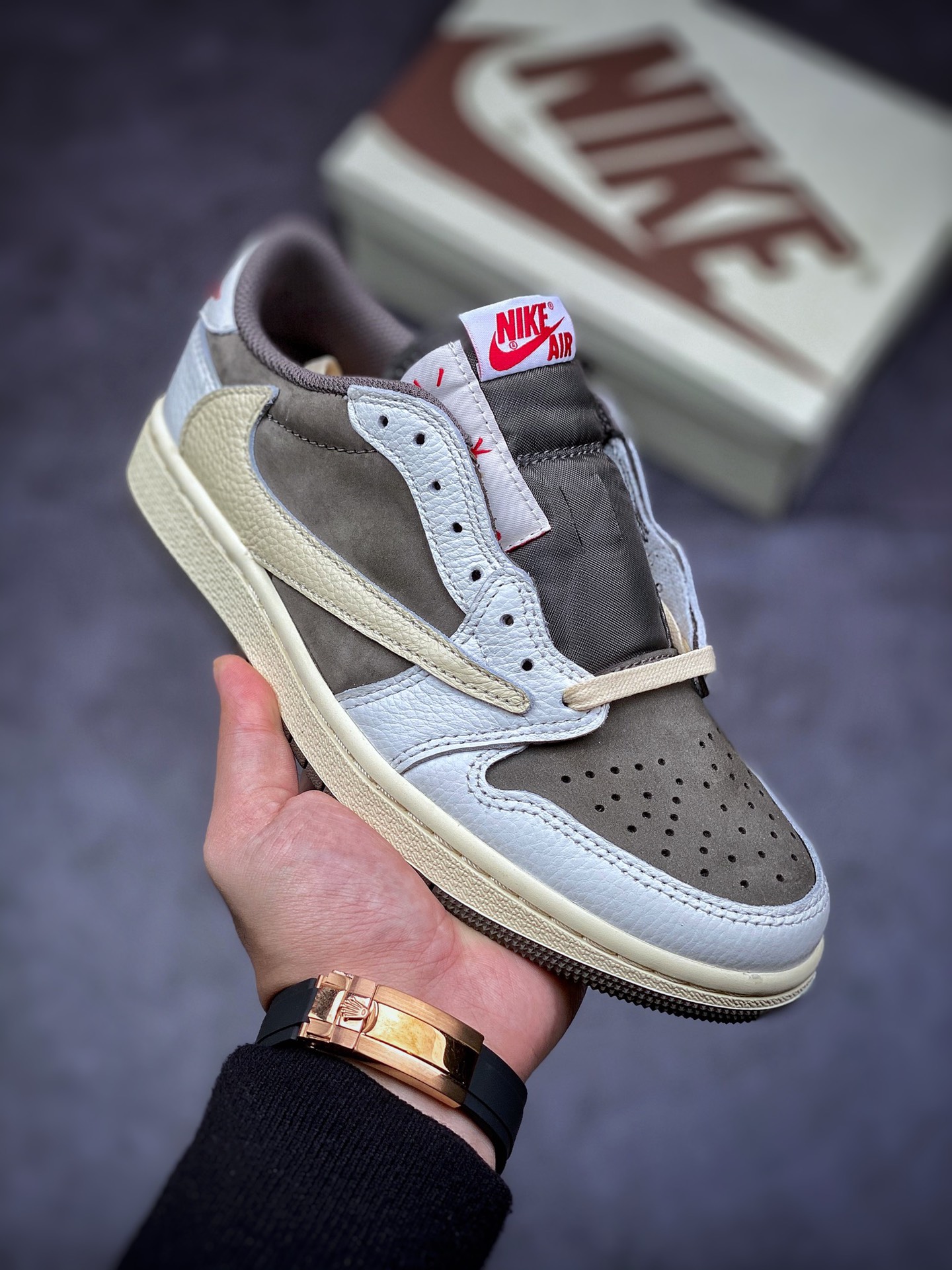 Travis Scott x Air Jordan 1 Low OG 'Reverse Mocha' DM7866-162