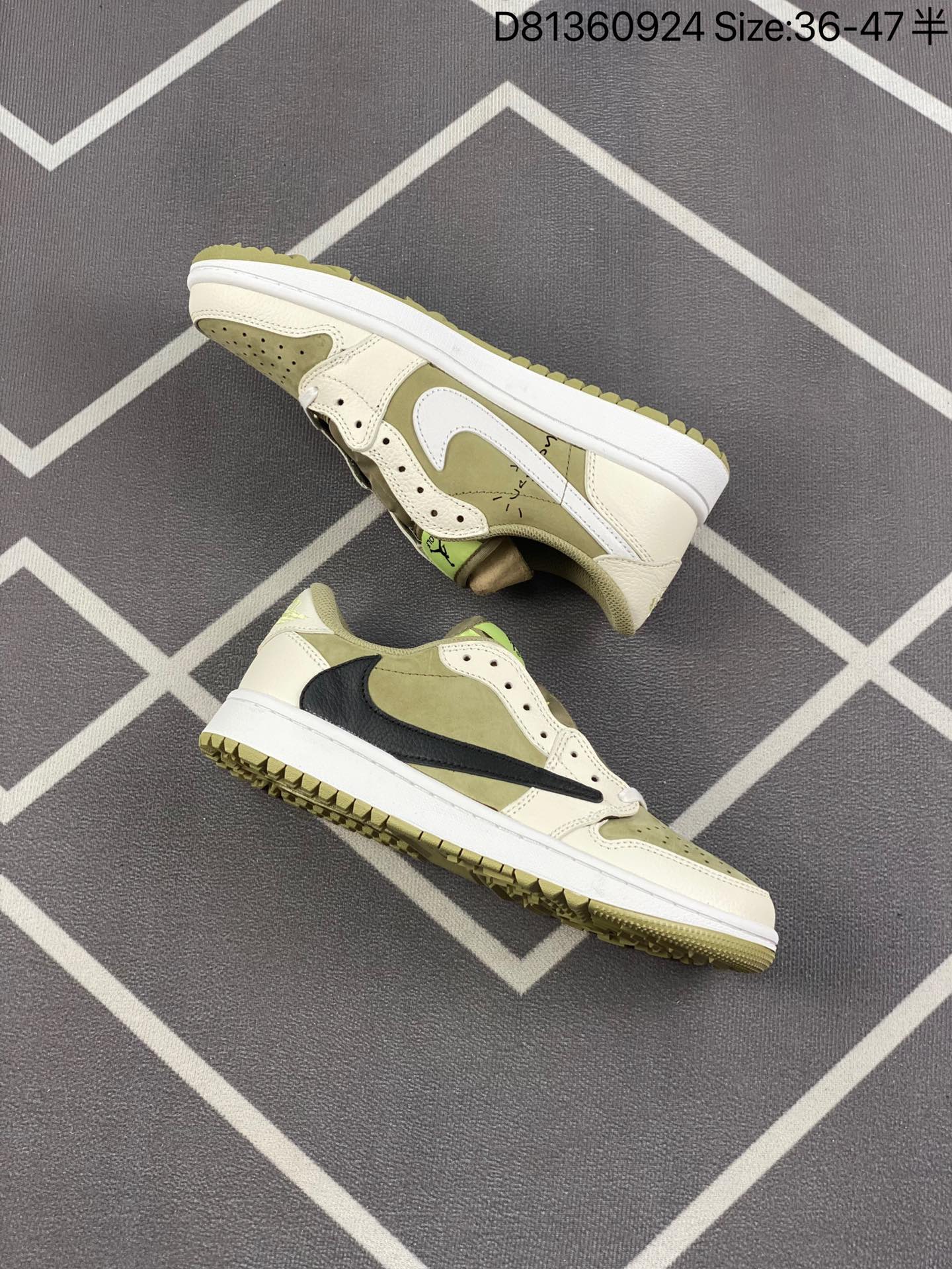 Air Jordan 1 Low Golf x Travis Scott 1 'Olive' FZ3124-200