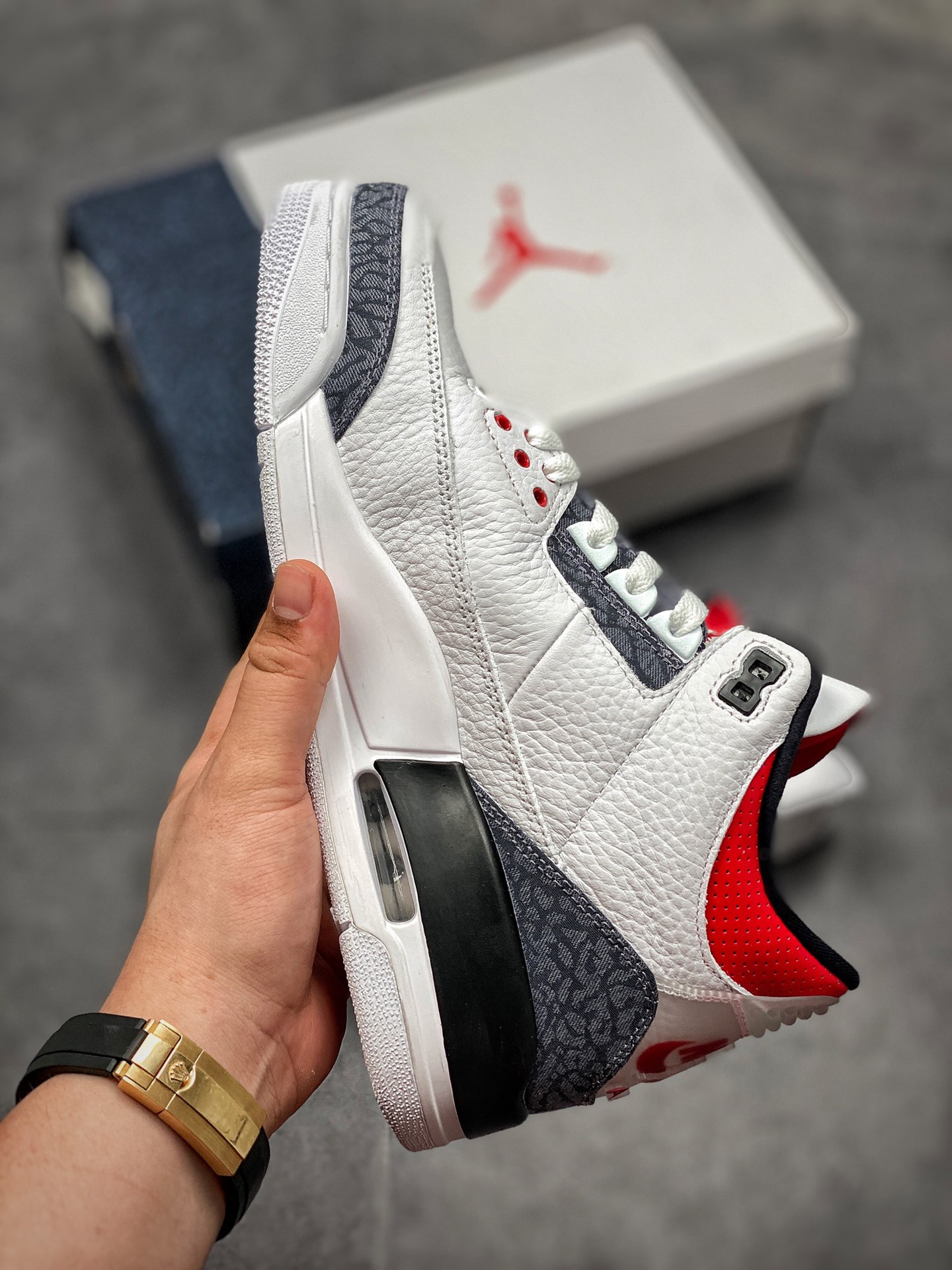 Air Jordan 3 Retro Denim SE 'Fire Red' CZ6431-100