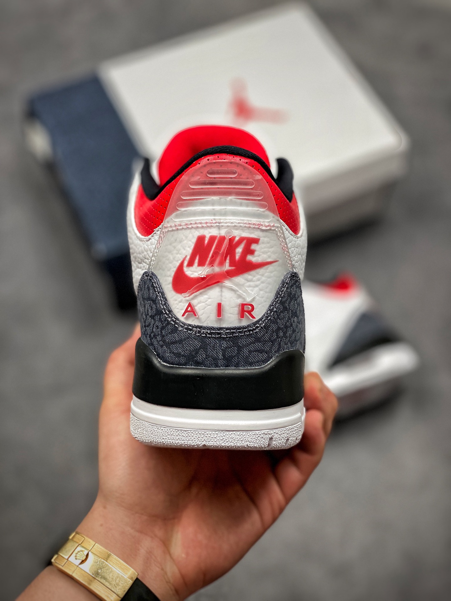 Air Jordan 3 Retro Denim SE 'Fire Red' CZ6431-100