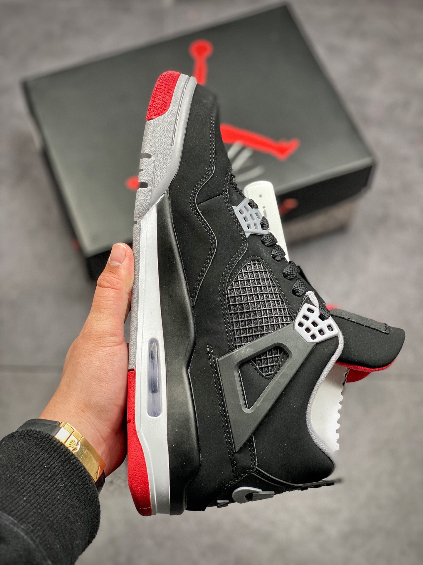 Air Jordan 4 Retro OG 'Bred' 2019 308497-060