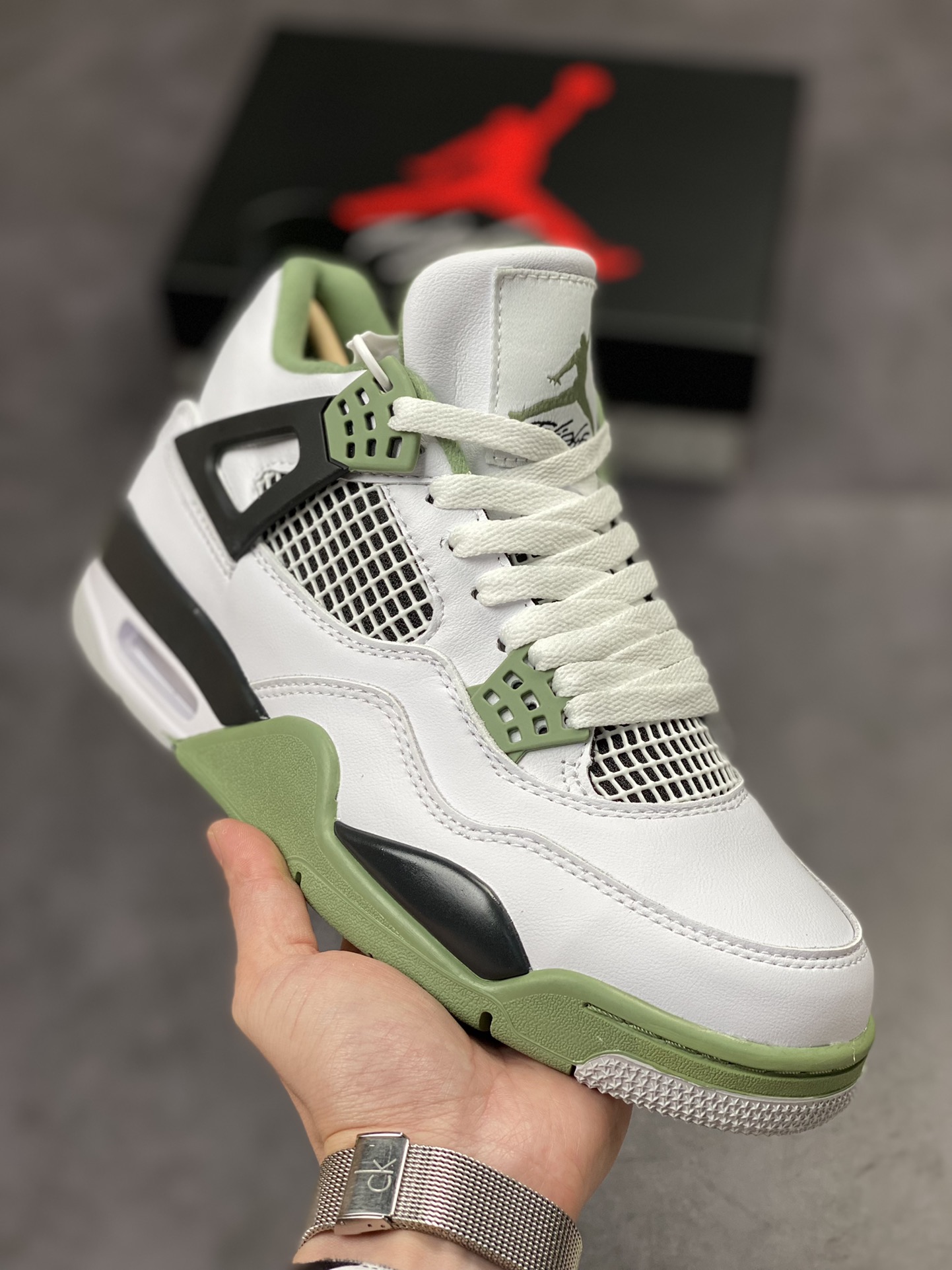 Air Jordan 4 Retro 'Seafoam' AQ9129-103