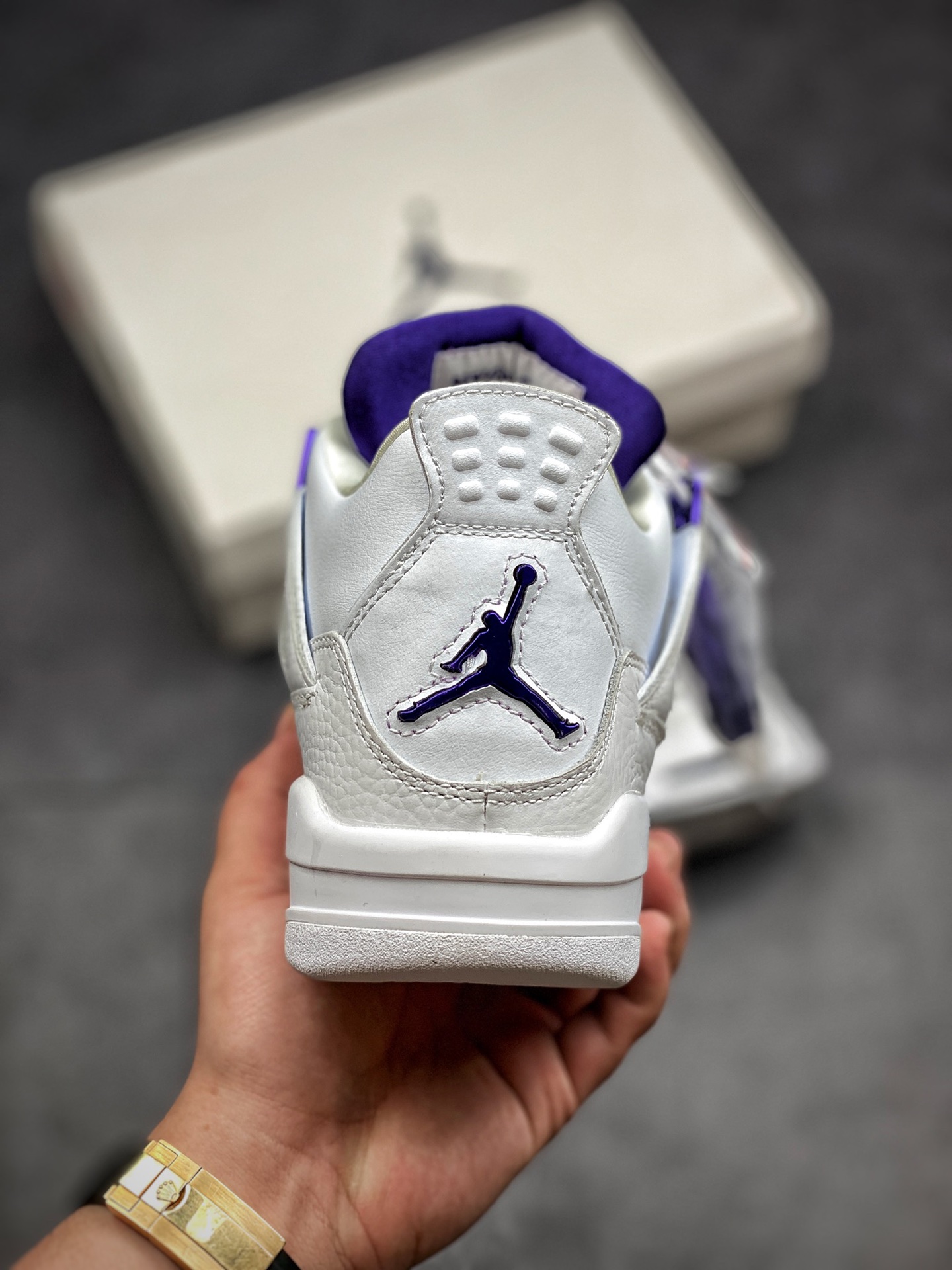 Air Jordan 4 Retro 'Purple Metallic' CT8527-115