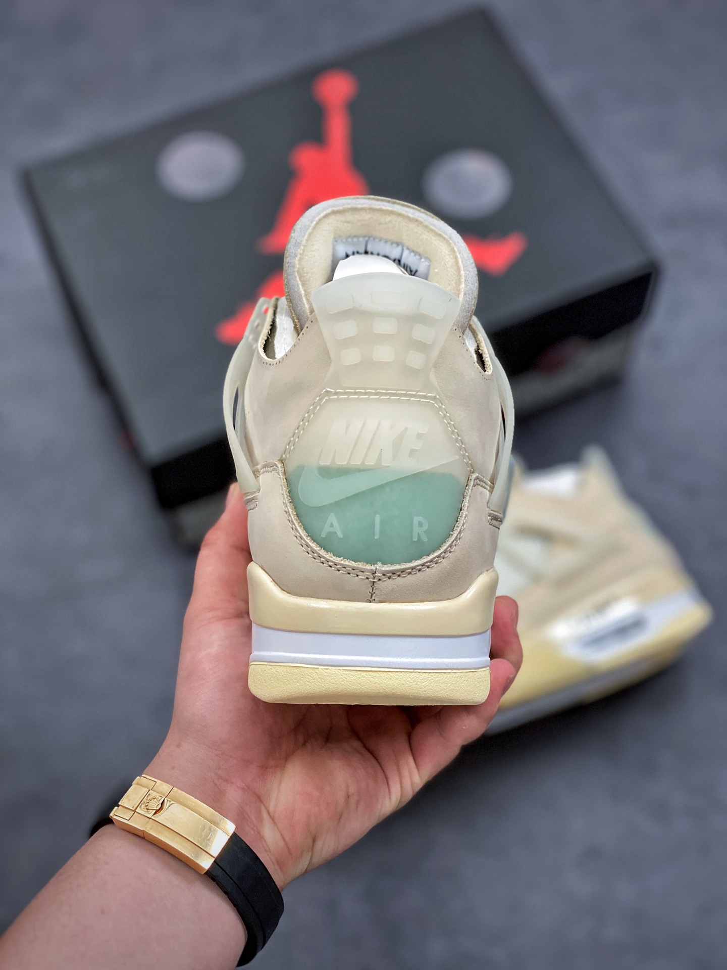 Off-White x Air Jordan 4 SP 'Sail' CV9388-100