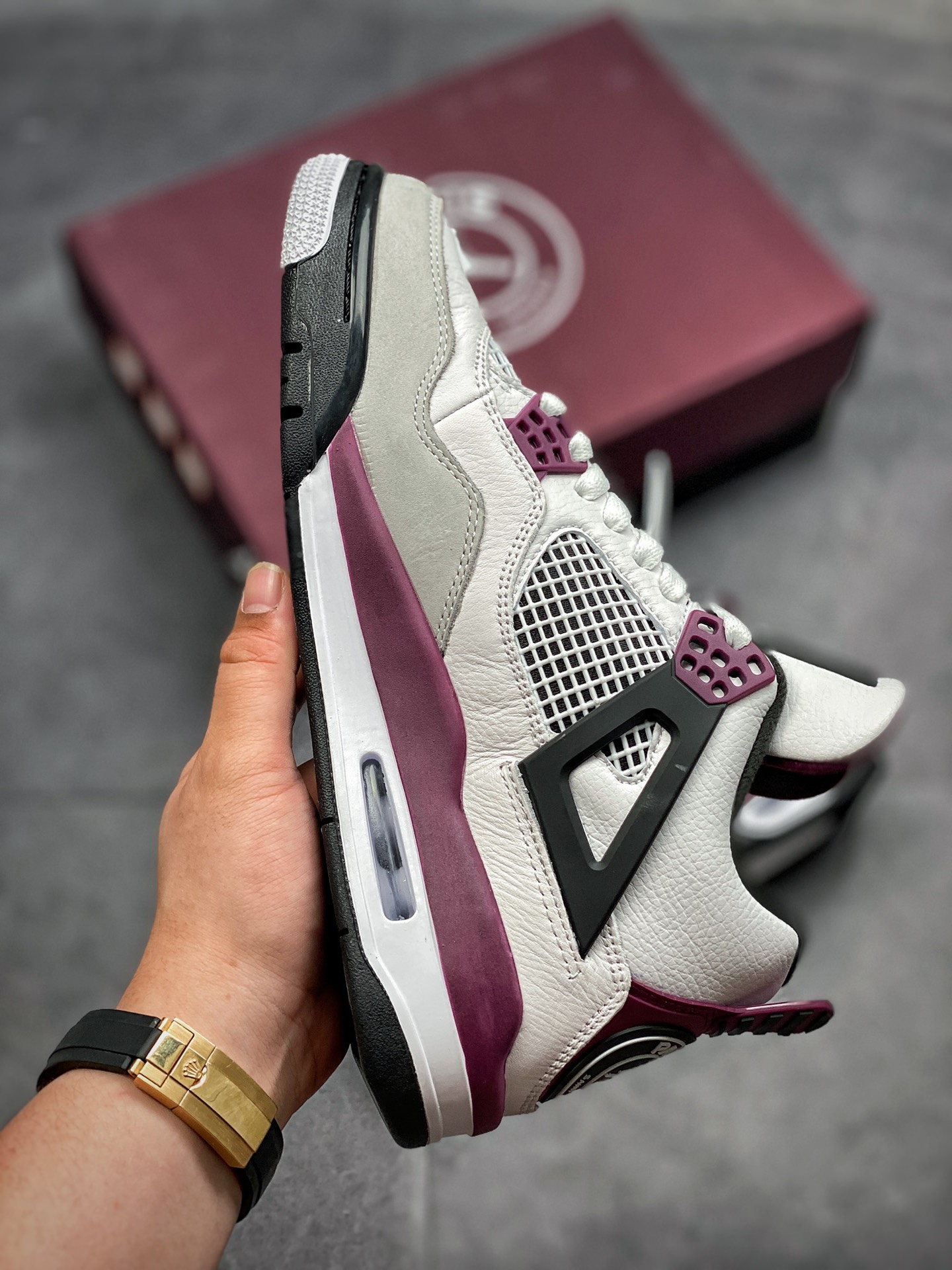 Air Jordan 4 Retro x Paris Saint-Germain 'Bordeaux' CZ5624-100