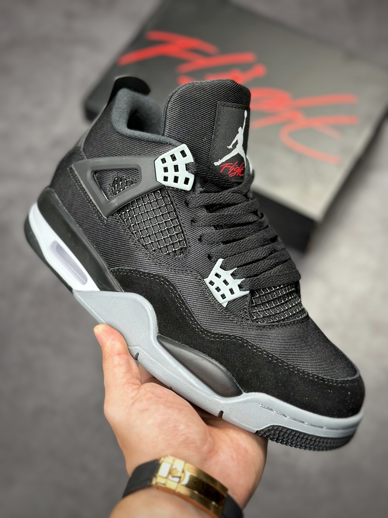 Air Jordan 4 Retro SE 'Black Canvas' DH7138-006