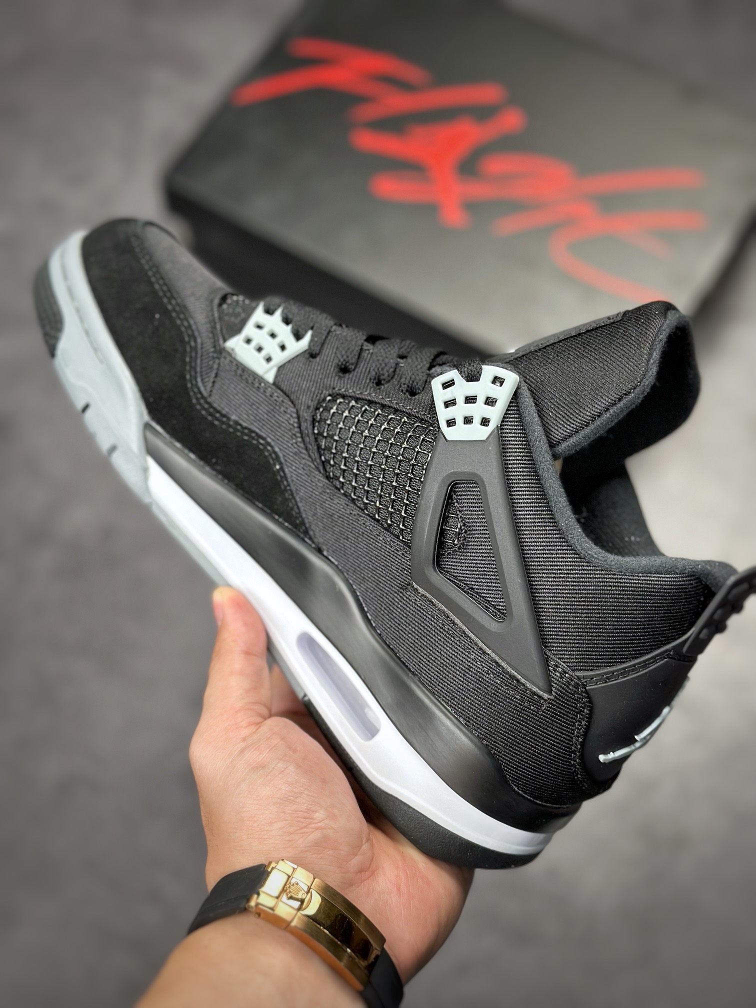 Air Jordan 4 Retro SE 'Black Canvas' DH7138-006