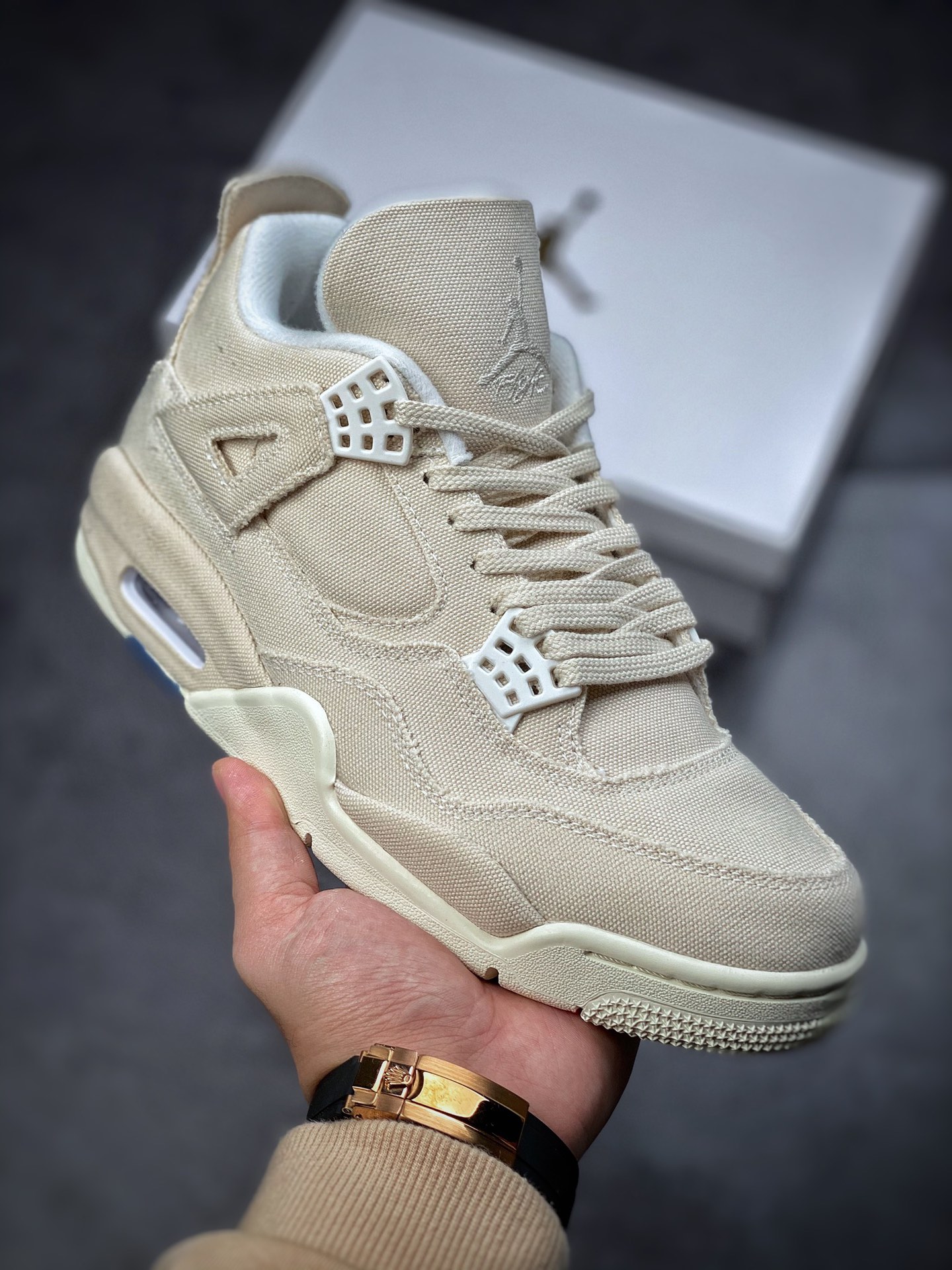 Air Jordan 4 Retro 'Blank Canvas' DQ4909-100