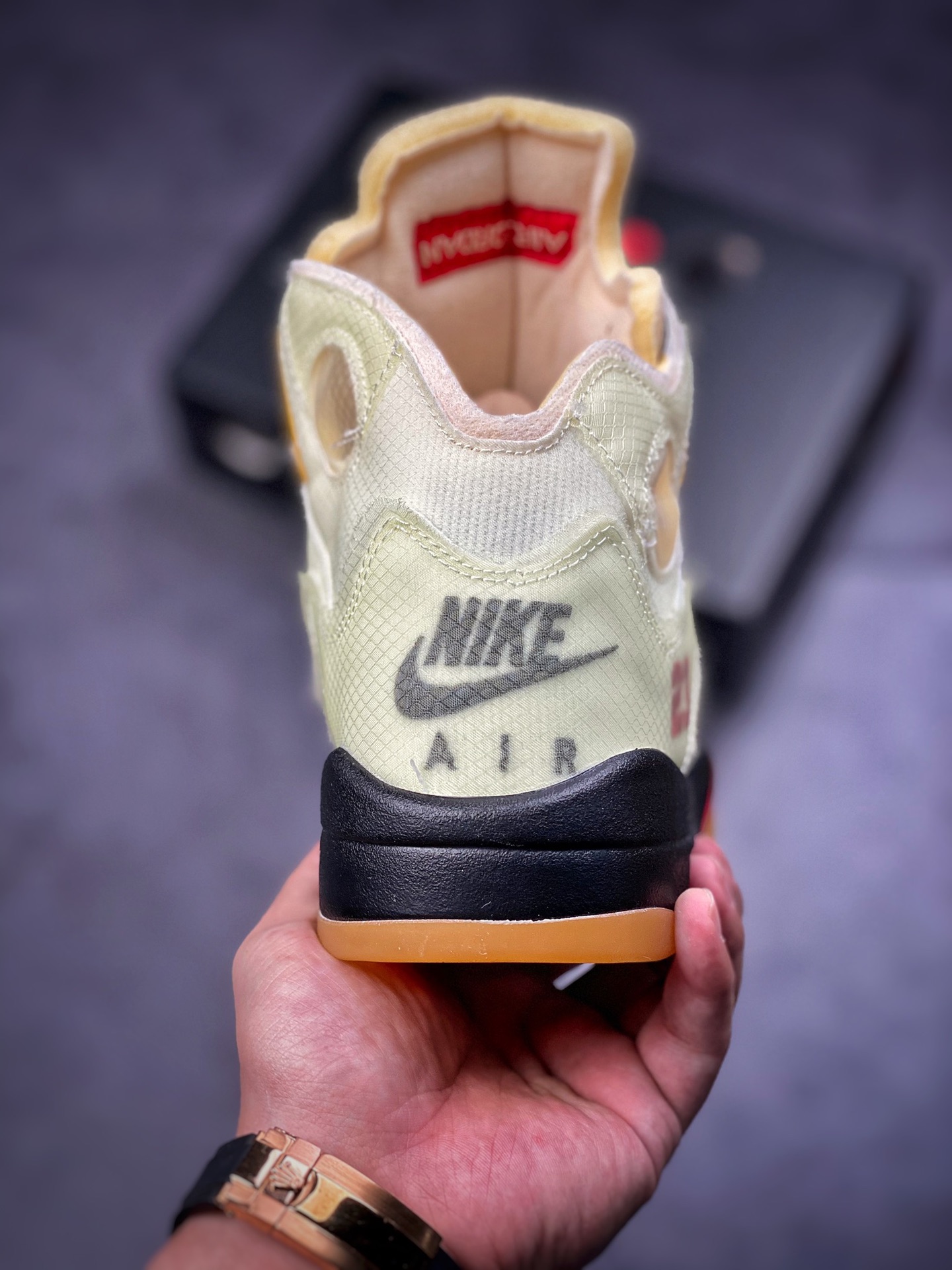 Off-White x Air Jordan 5 SP 'Sail' DH8565-100