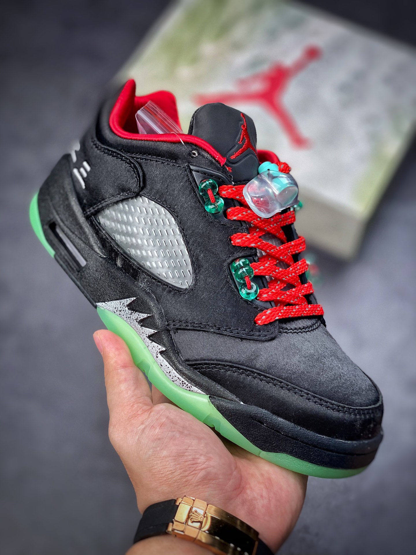 CLOT x Air Jordan 5 Retro Low 'Jade' DM4640-036