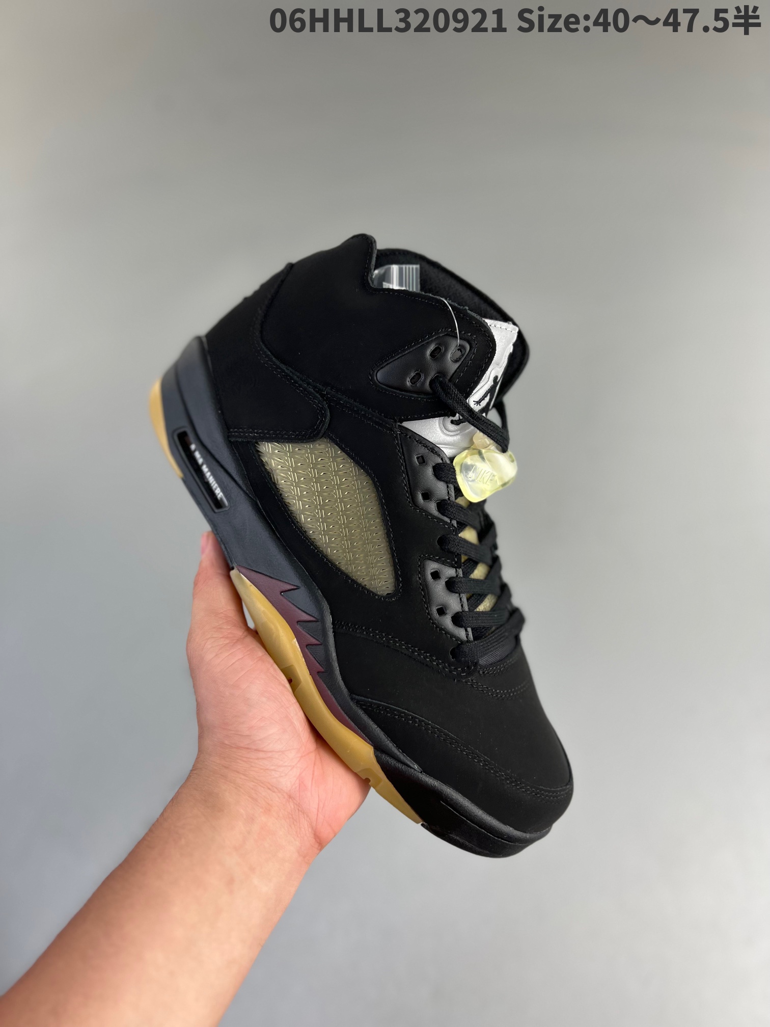 Air Jordan 5 Retro SP x A Ma Manire 'Black Dust' FD1330-001