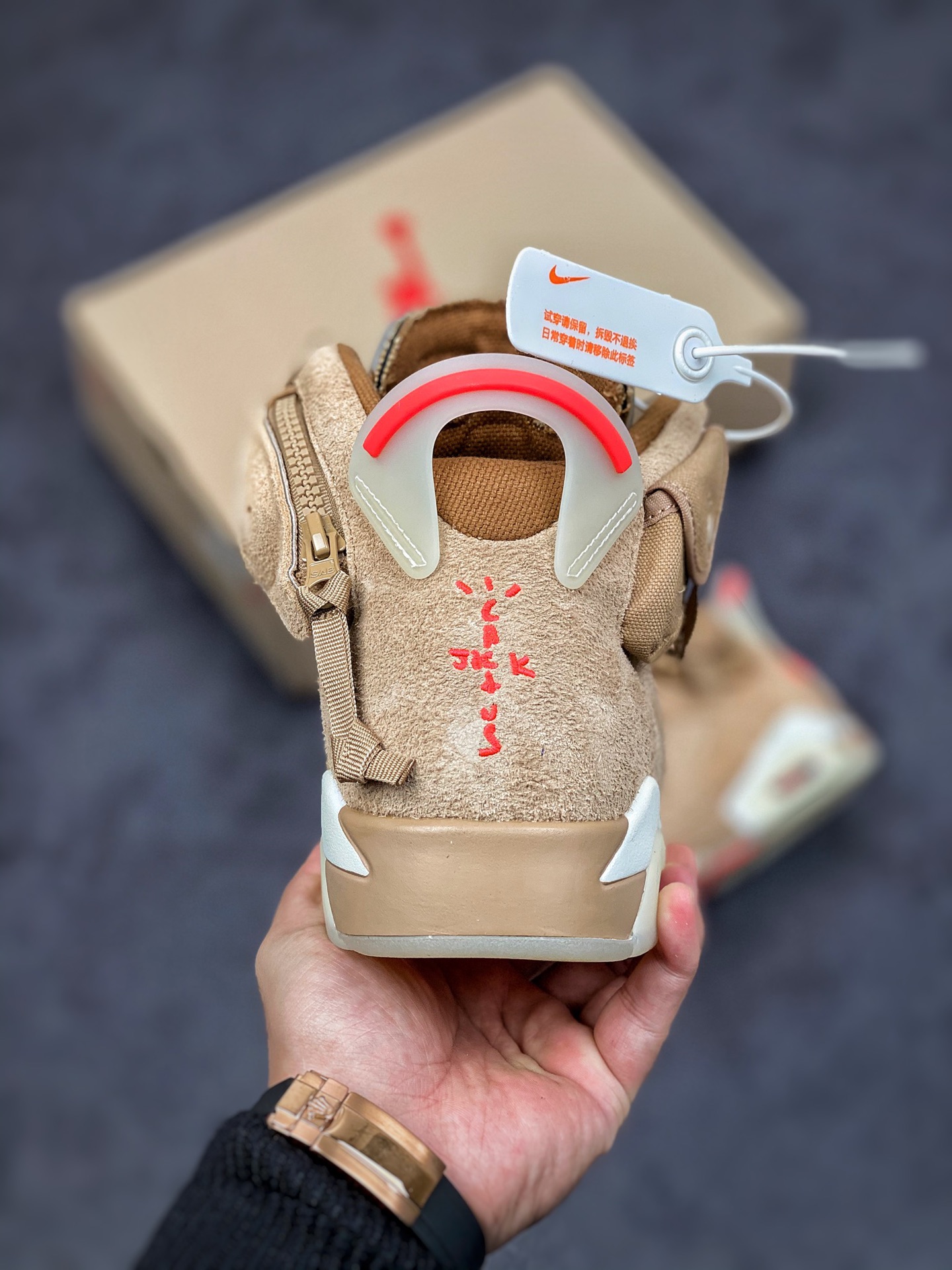 Travis Scott x Air Jordan 6 Retro 'British Khaki' DH0690-200