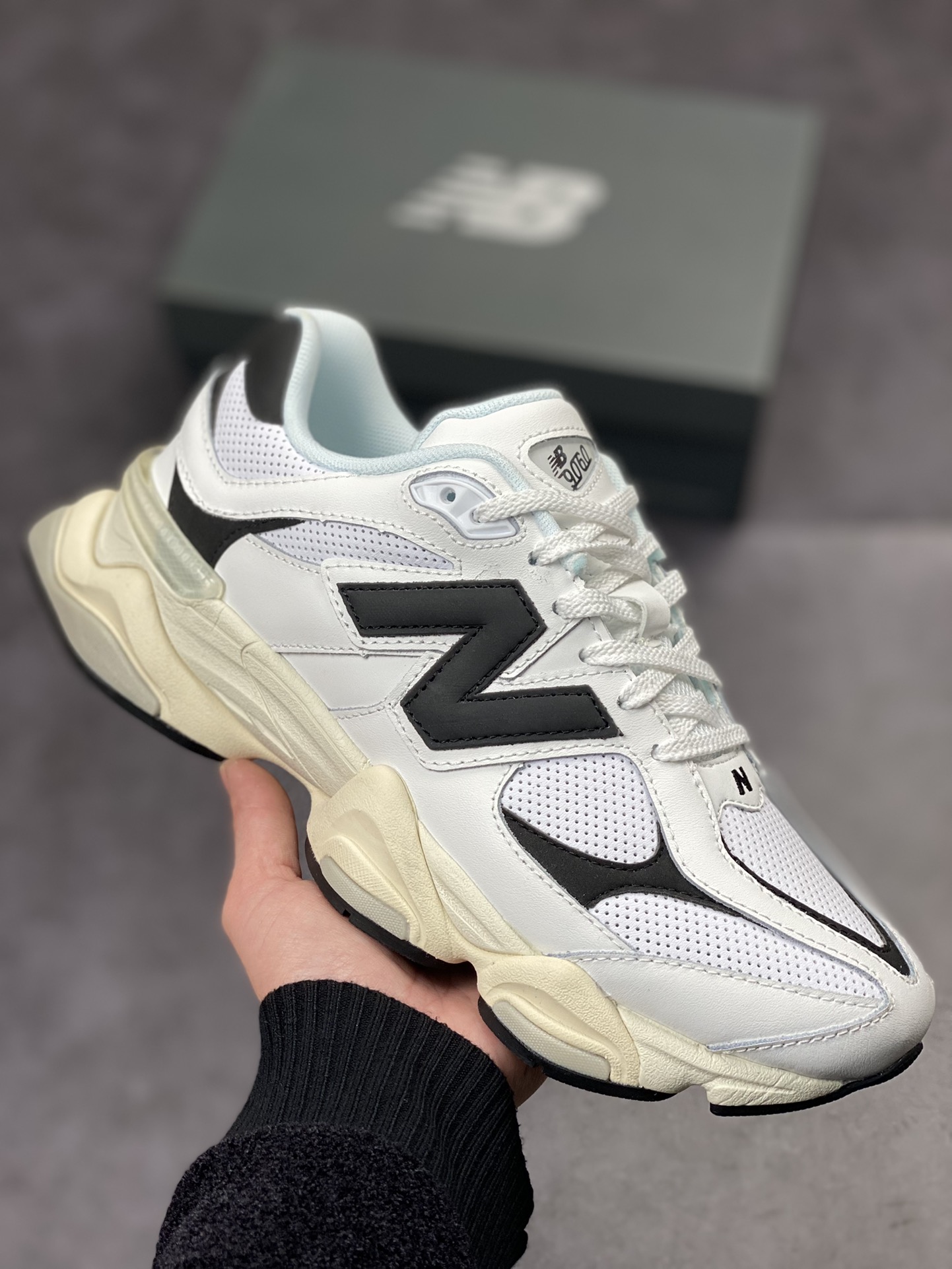 New Balance 9060 'White Black' U9060AAB