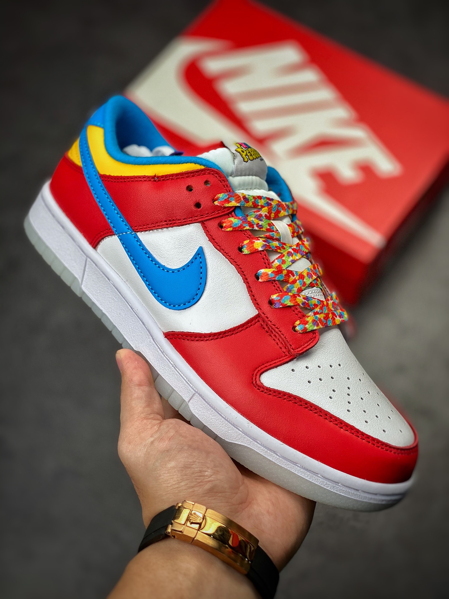 Nike Dunk Low 'LeBron James x Fruity Pebbles' DH8009-600