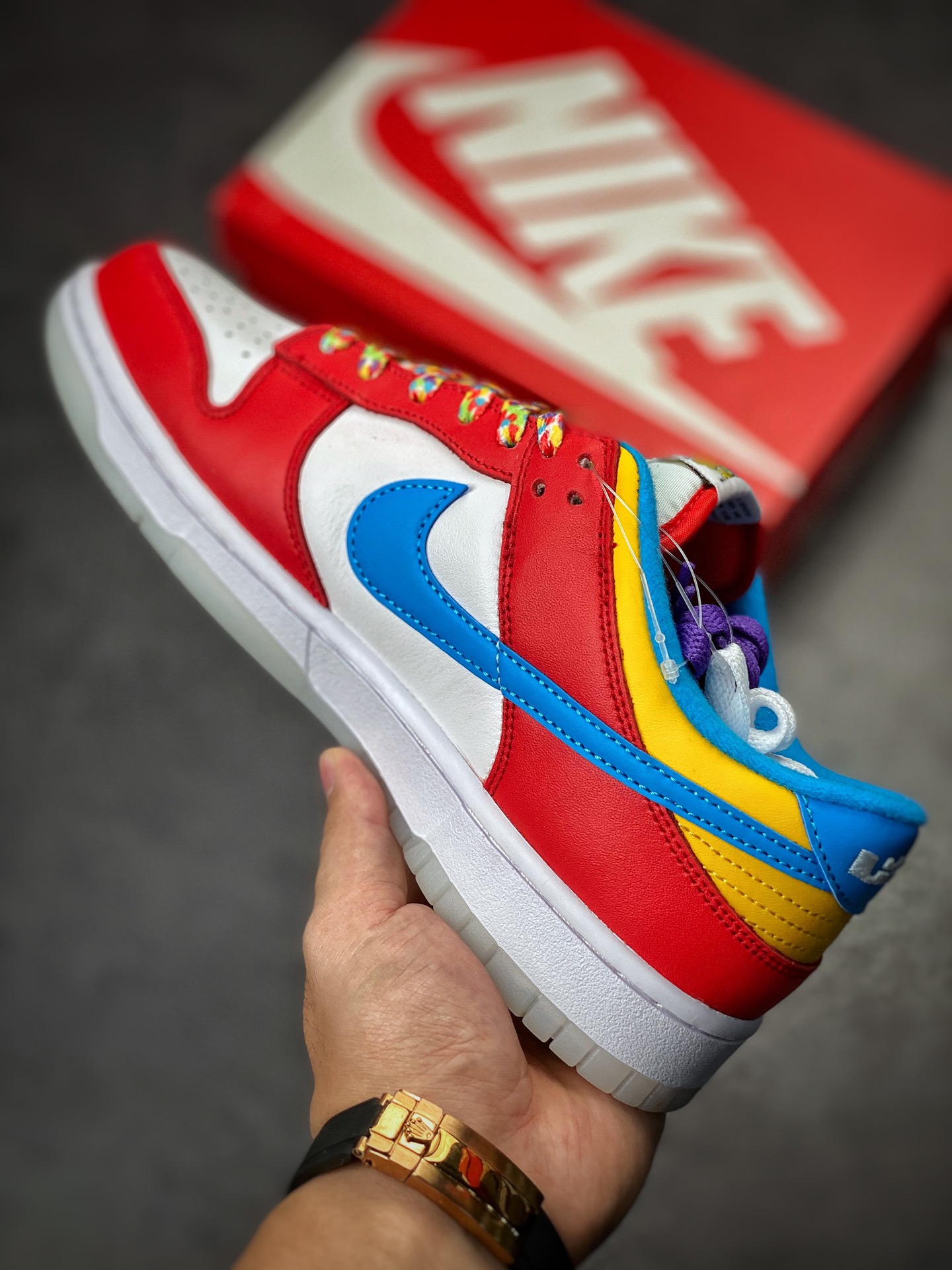 Nike Dunk Low 'LeBron James x Fruity Pebbles' DH8009-600