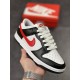 Nike Dunk Low 'Red Swoosh Panda' FB3354-001