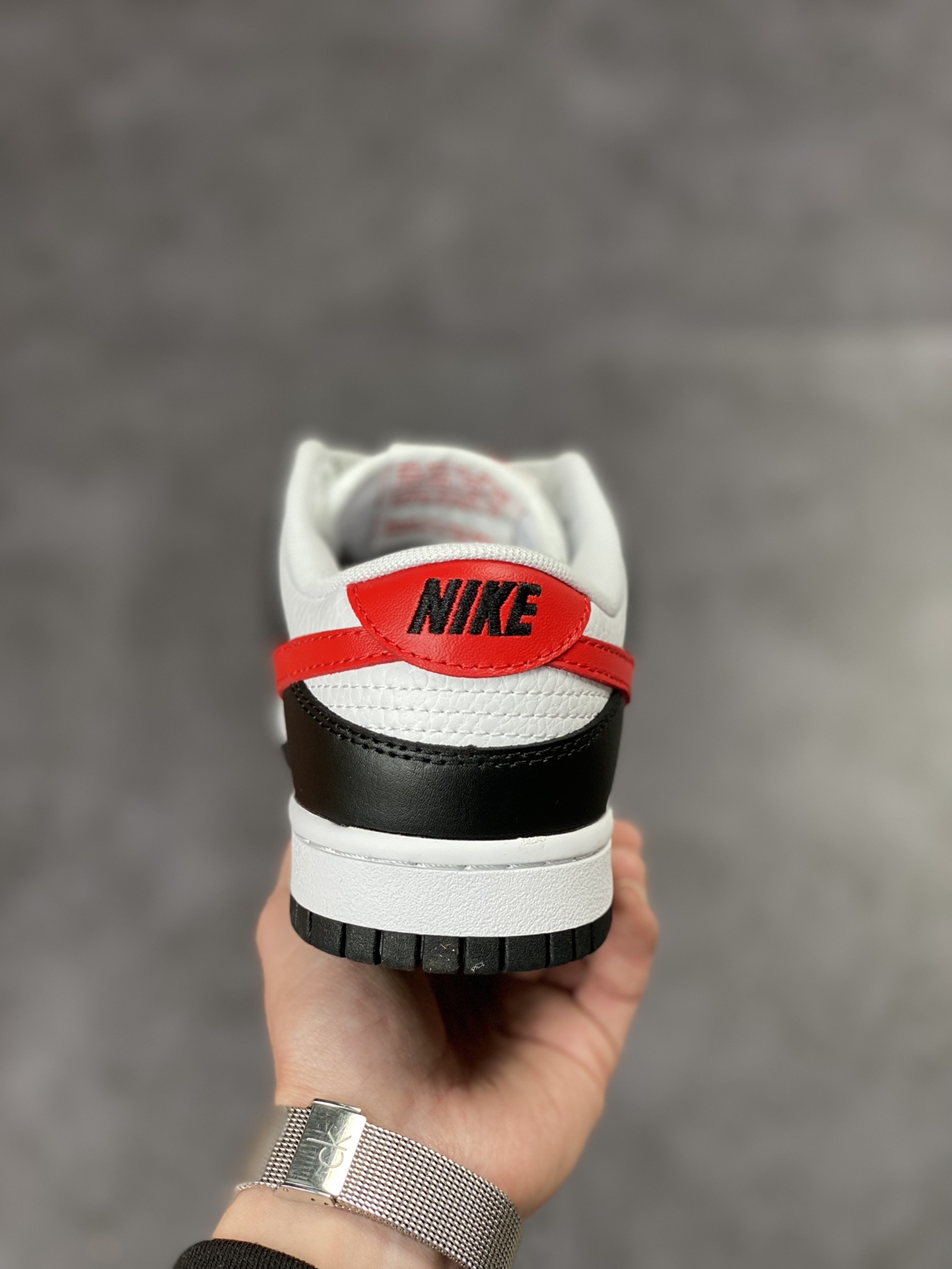 Nike Dunk Low 'Red Swoosh Panda' FB3354-001