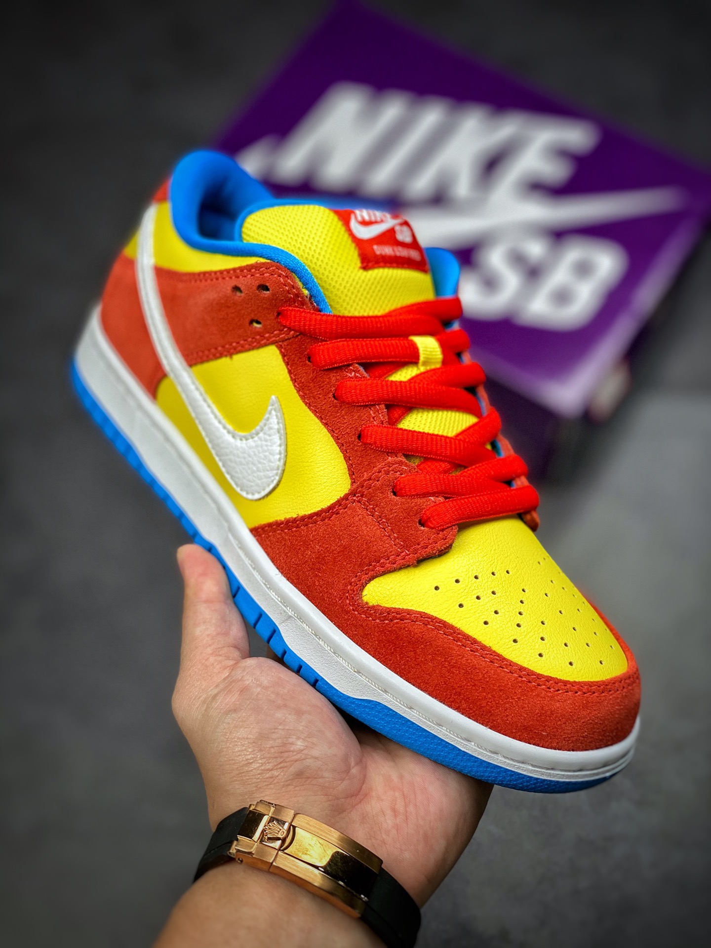 Nike Dunk Low Pro SB 'Bart Simpson' BQ6817-602