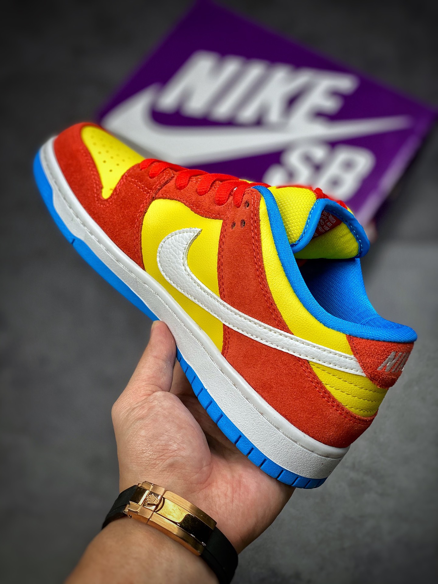 Nike Dunk Low Pro SB 'Bart Simpson' BQ6817-602