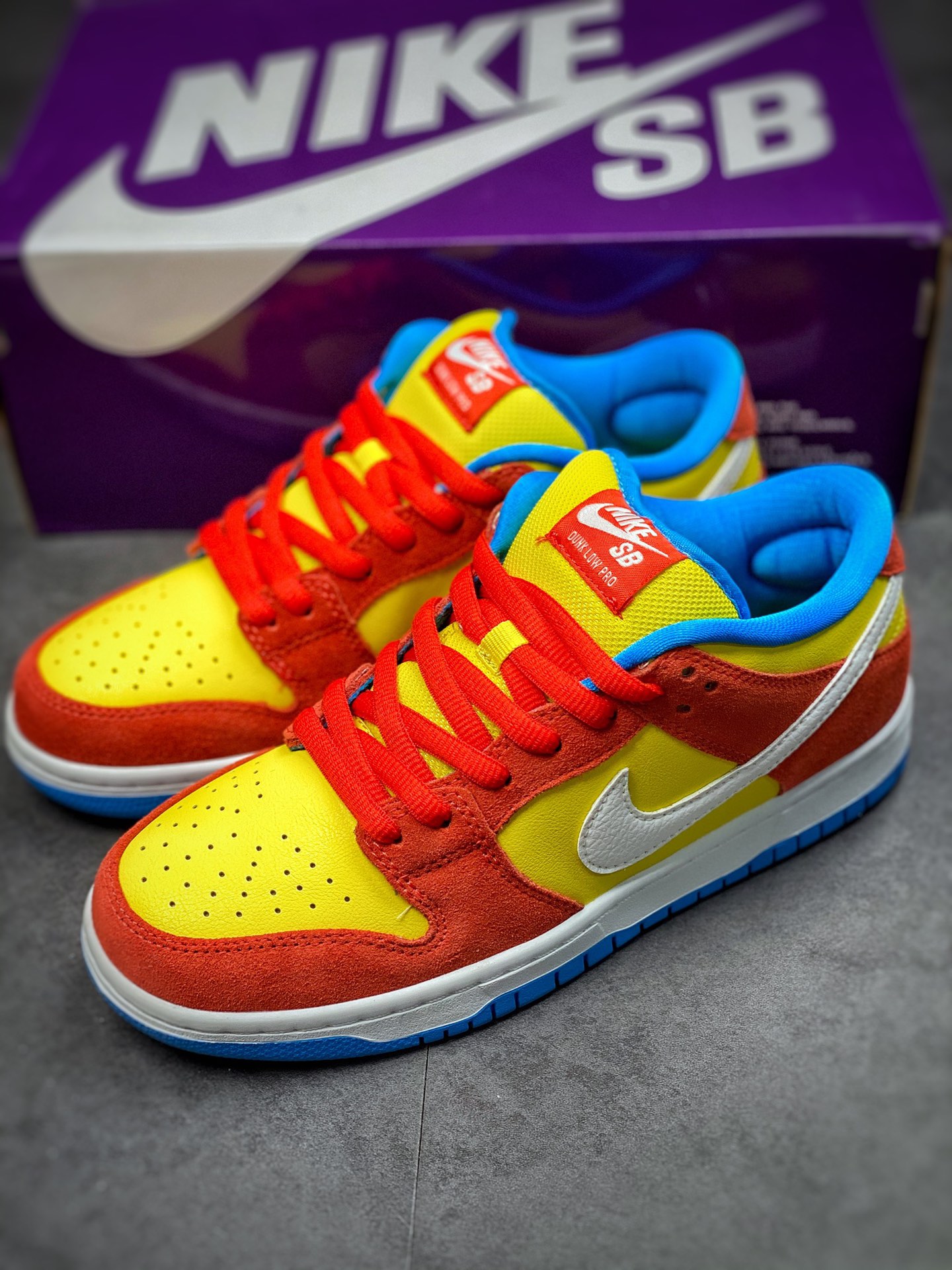 Nike Dunk Low Pro SB 'Bart Simpson' BQ6817-602