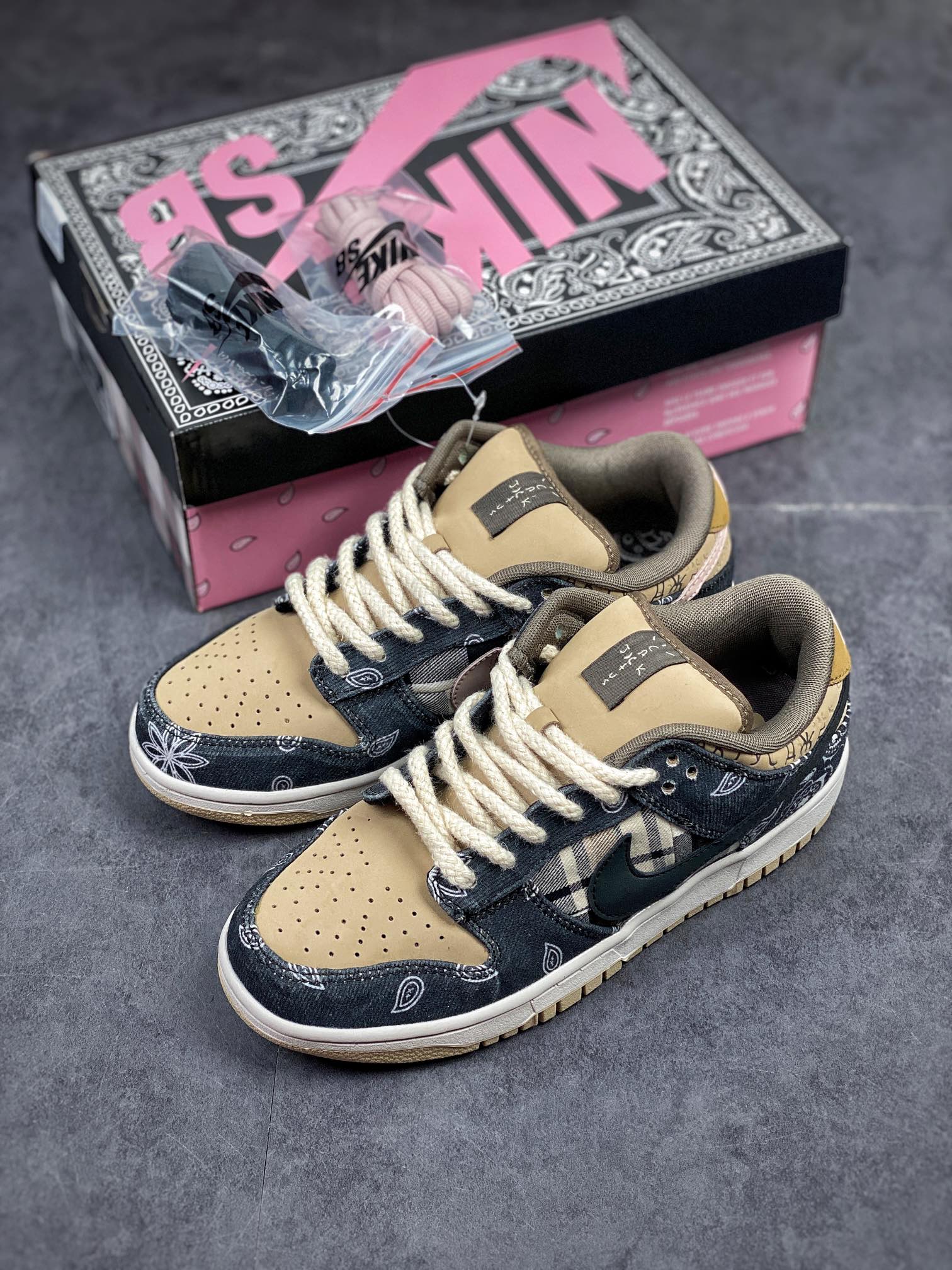 Nike Travis Scott x Dunk Low Premium QS SB 'Cactus Jack' CT5053-001